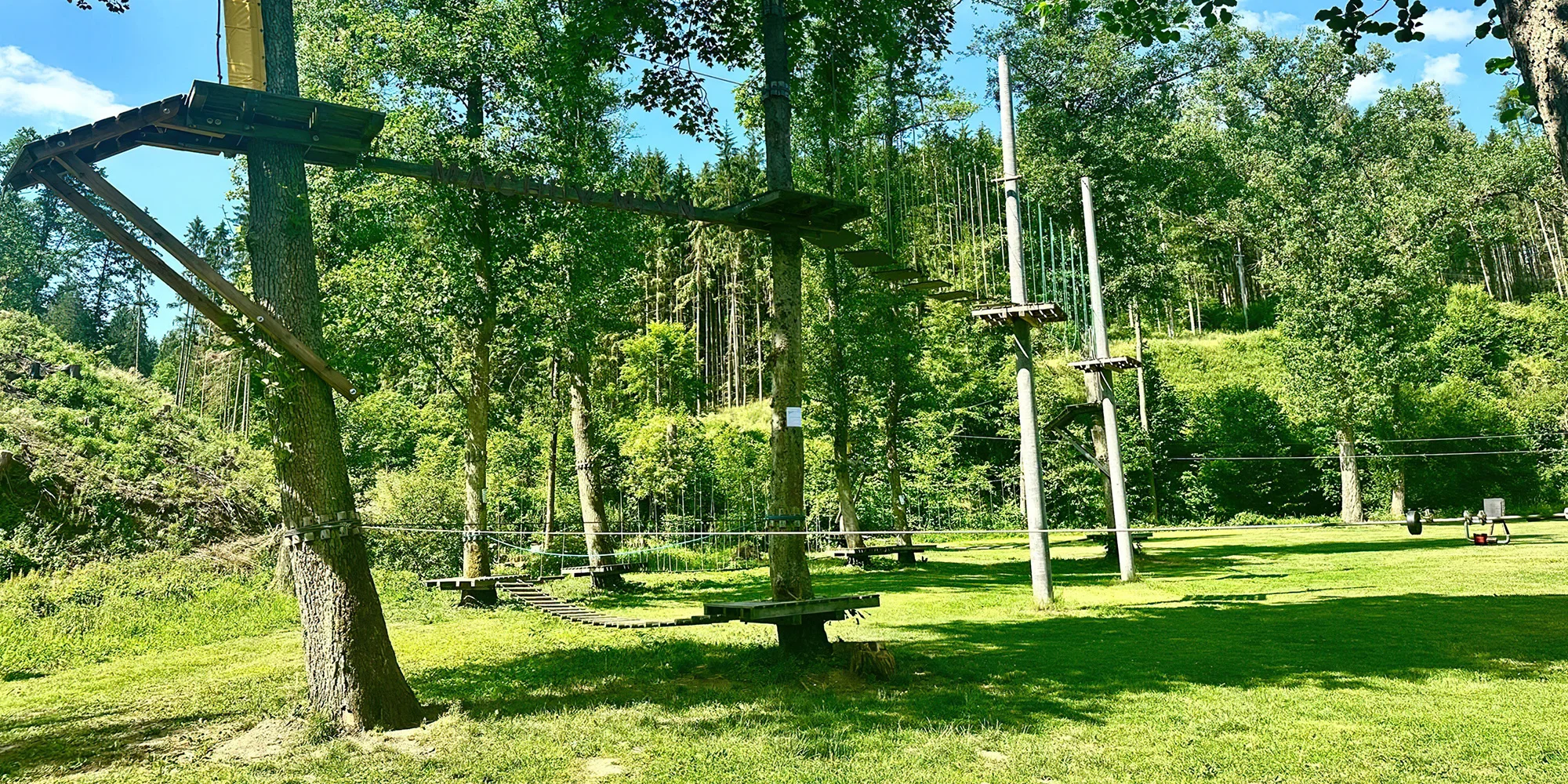 Vstup do lanového parku Machův mlýn s koupáním pro 1 nebo 2 osoby