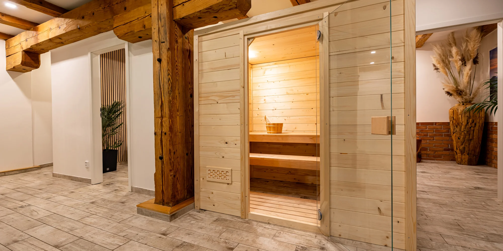 Relax apartmán: vlastní vířivka se slanou vodou, sauna i možnost snídaně
