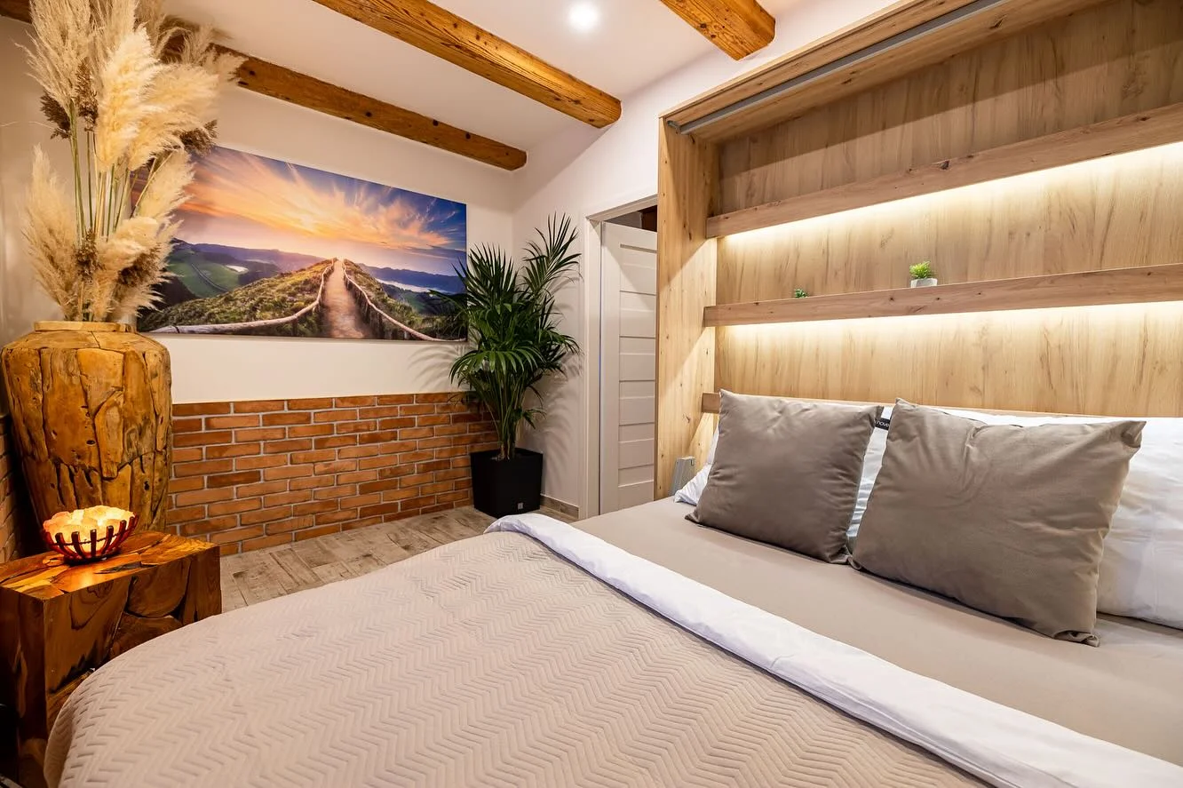 Relax apartmán: vlastní vířivka se slanou vodou, sauna i možnost snídaně