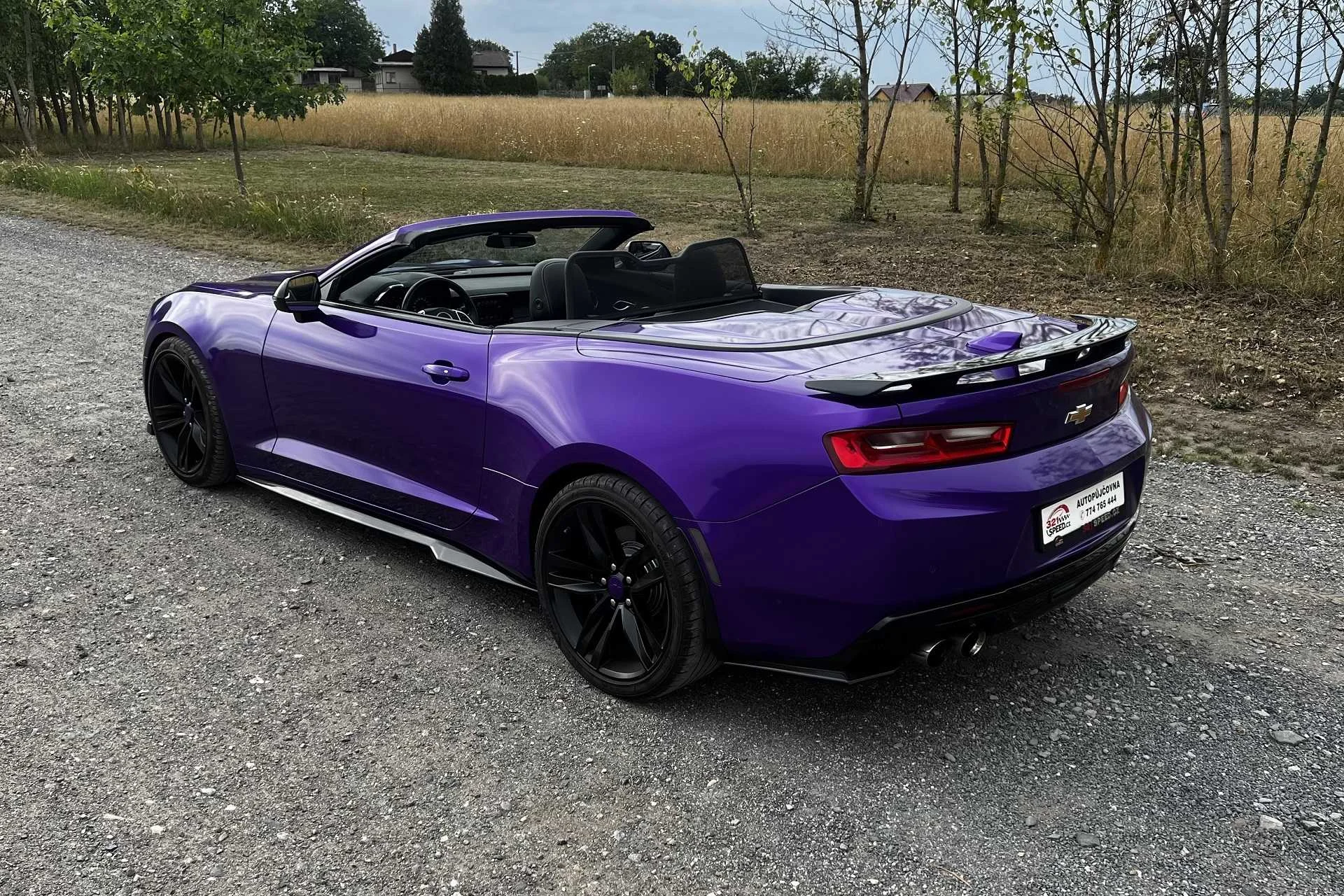 Zapůjčení Chevroletu Camaro SS 6.2 V8 cabrio na 12 nebo 24 hod.