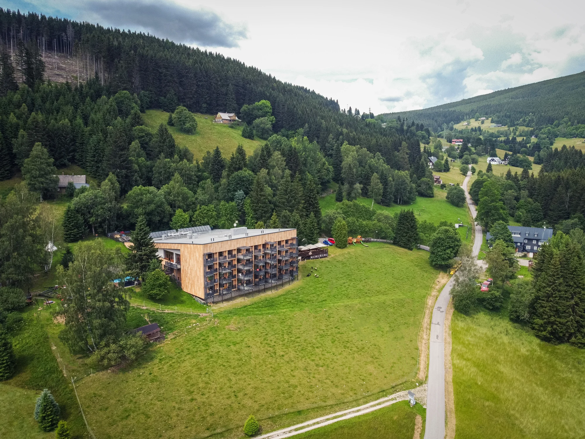 Horský penzion v Malé Úpě, polopenze, slevy na masáž i wellness, v létě bazén
