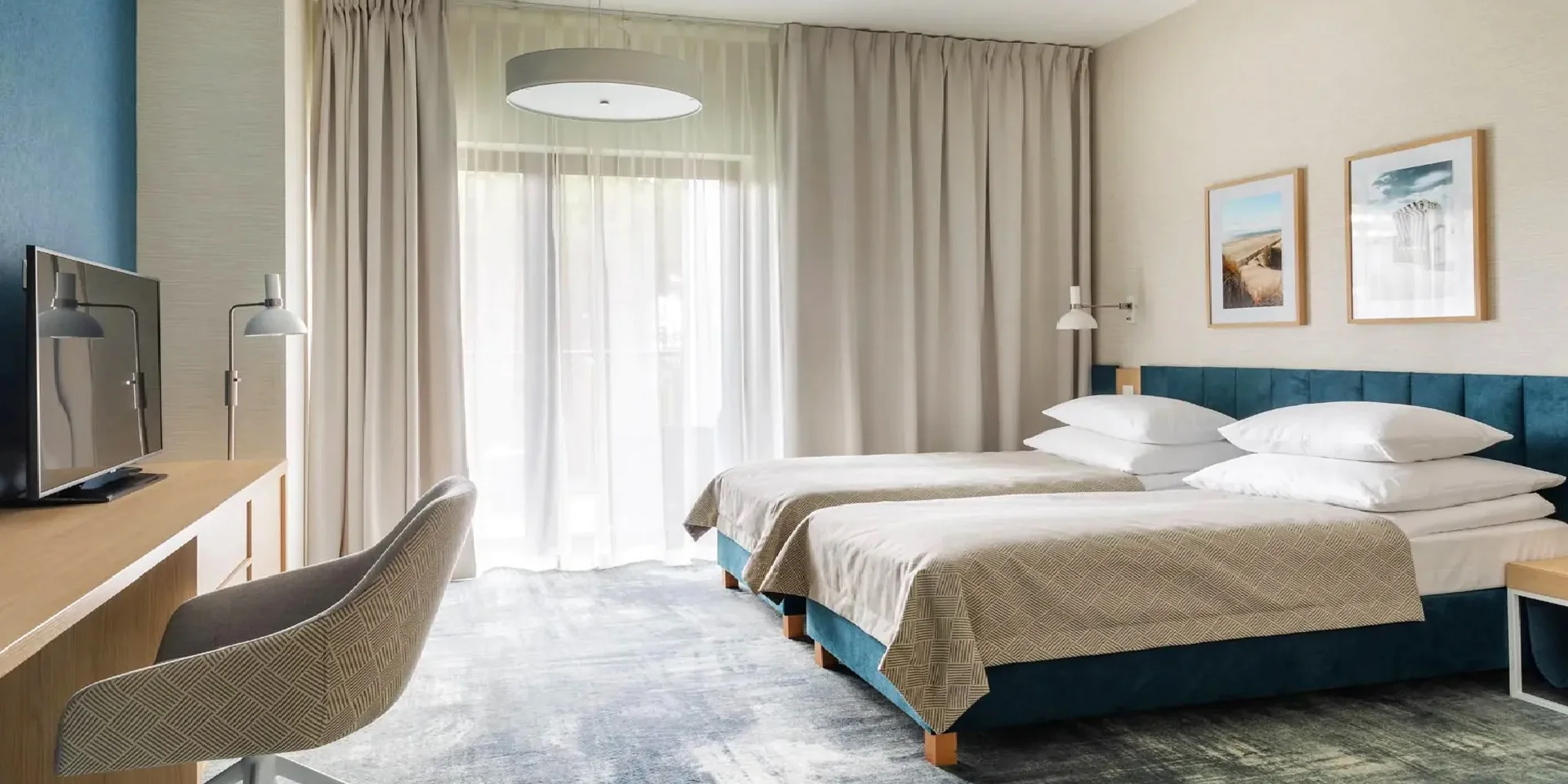 4* hotel u Baltu: moderní pokoj pár kroků od pláže, polopenze, wellness i vstup do aquaparku