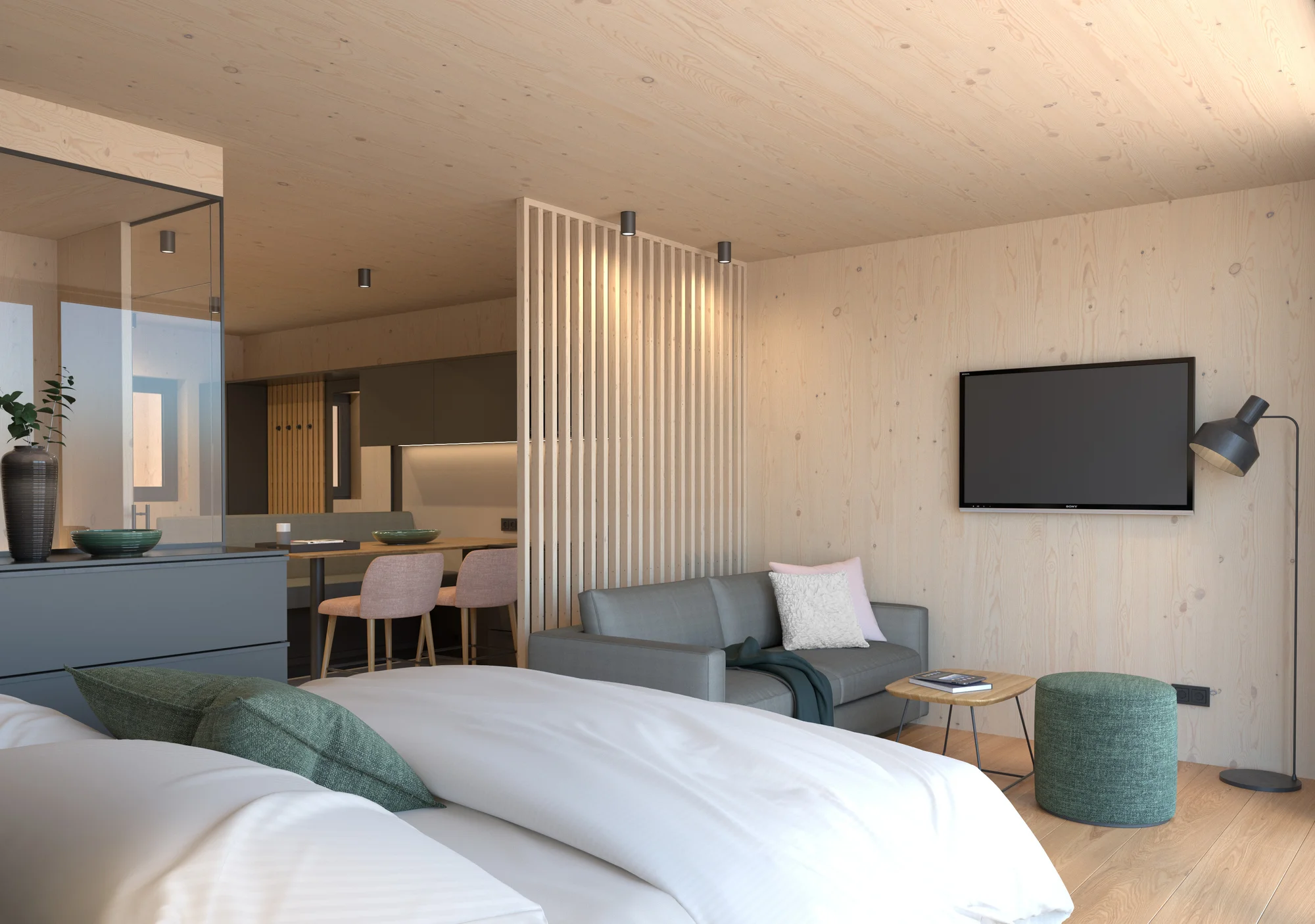 Lyžování v Lienzských Dolomitech: hotel s wellness a polopenzí, možnost sauny na pokoji