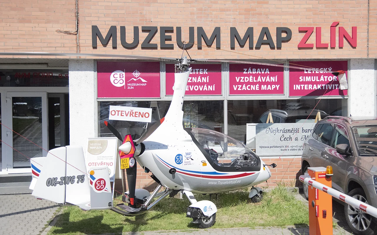 Vstup do Muzea map nebo zážitek na leteckém simulátoru pro 1 osobu