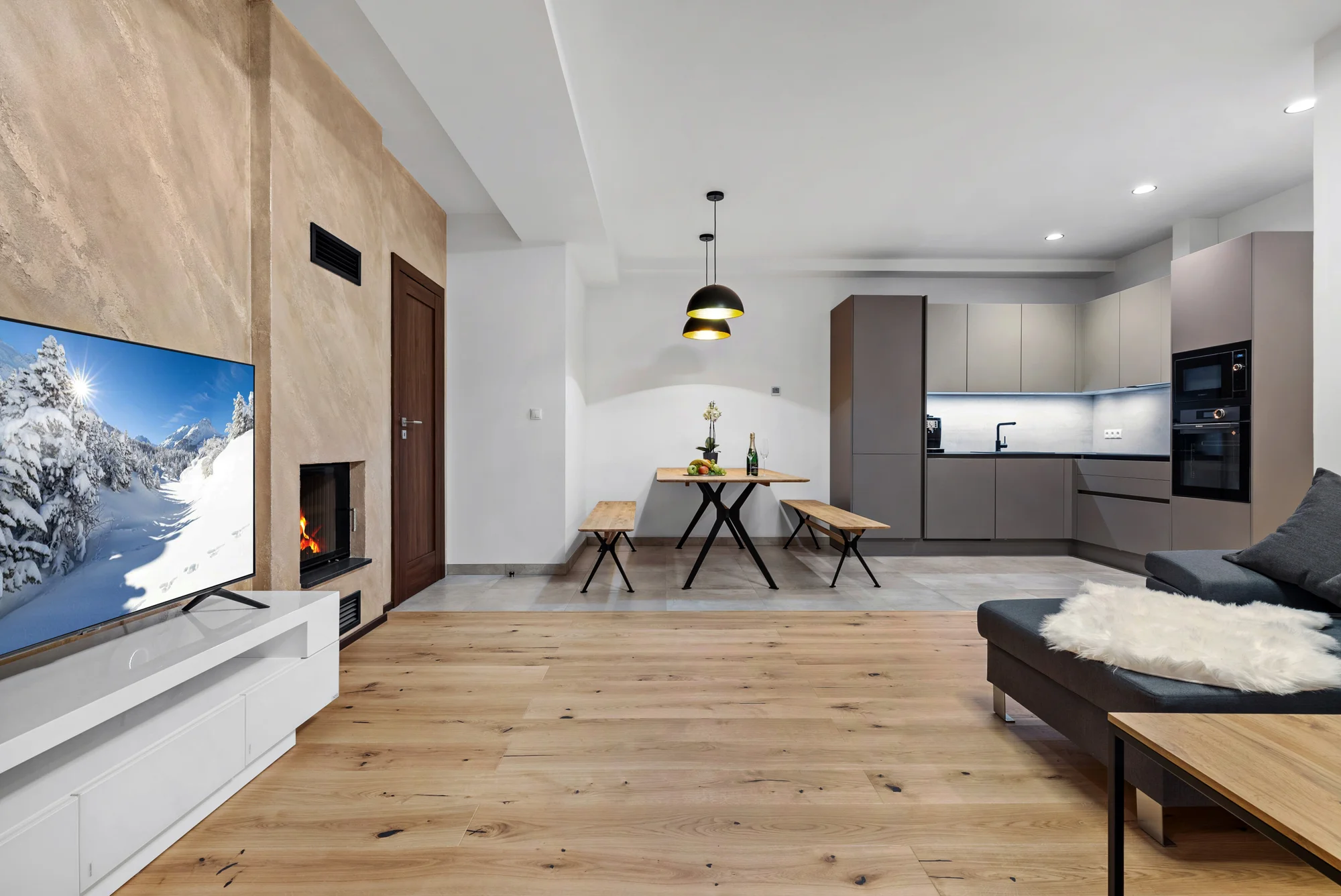 Dovolená v Krkonoších: luxusně vybavené apartmány až pro 8 osob se saunou