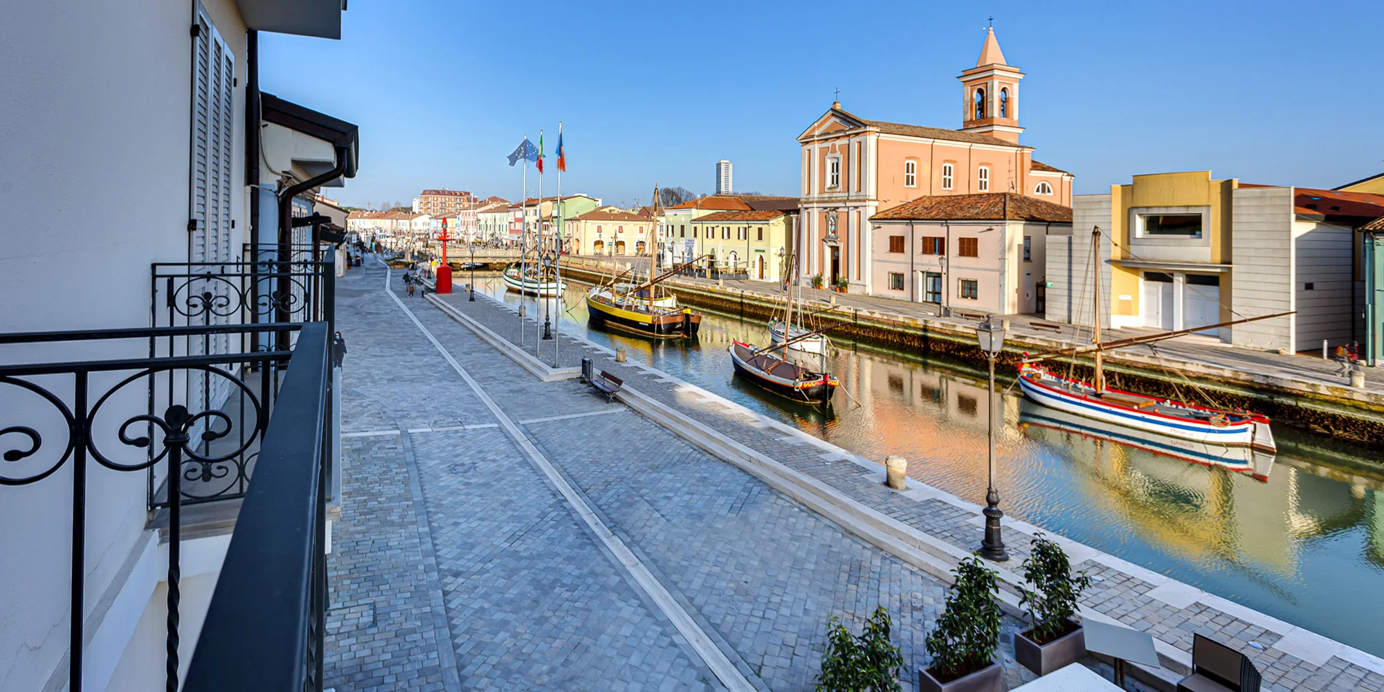 Boutique hotel Casadodici: oblíbený přístav Cesenatico nedaleko San Marina, možnost snídaní