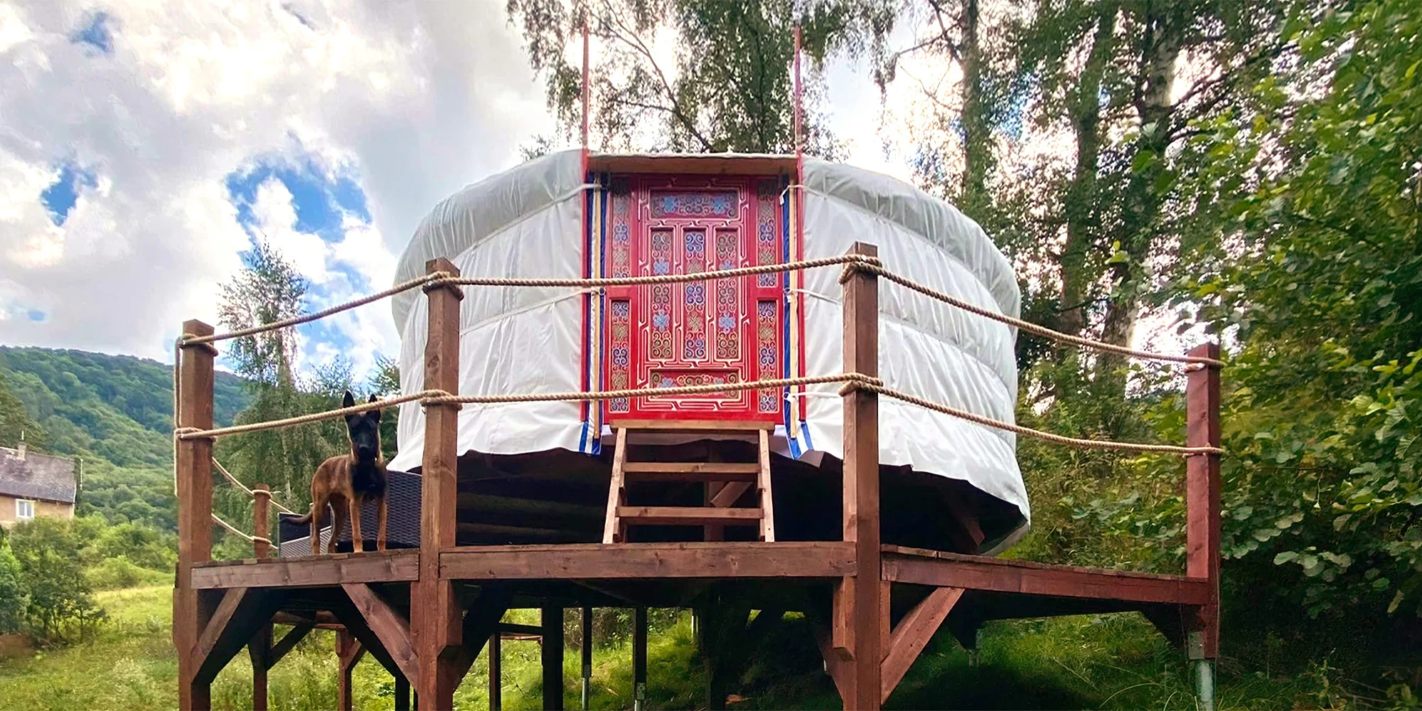 Glamping: mongolská jurta až pro 3 osoby, vč. snídaně