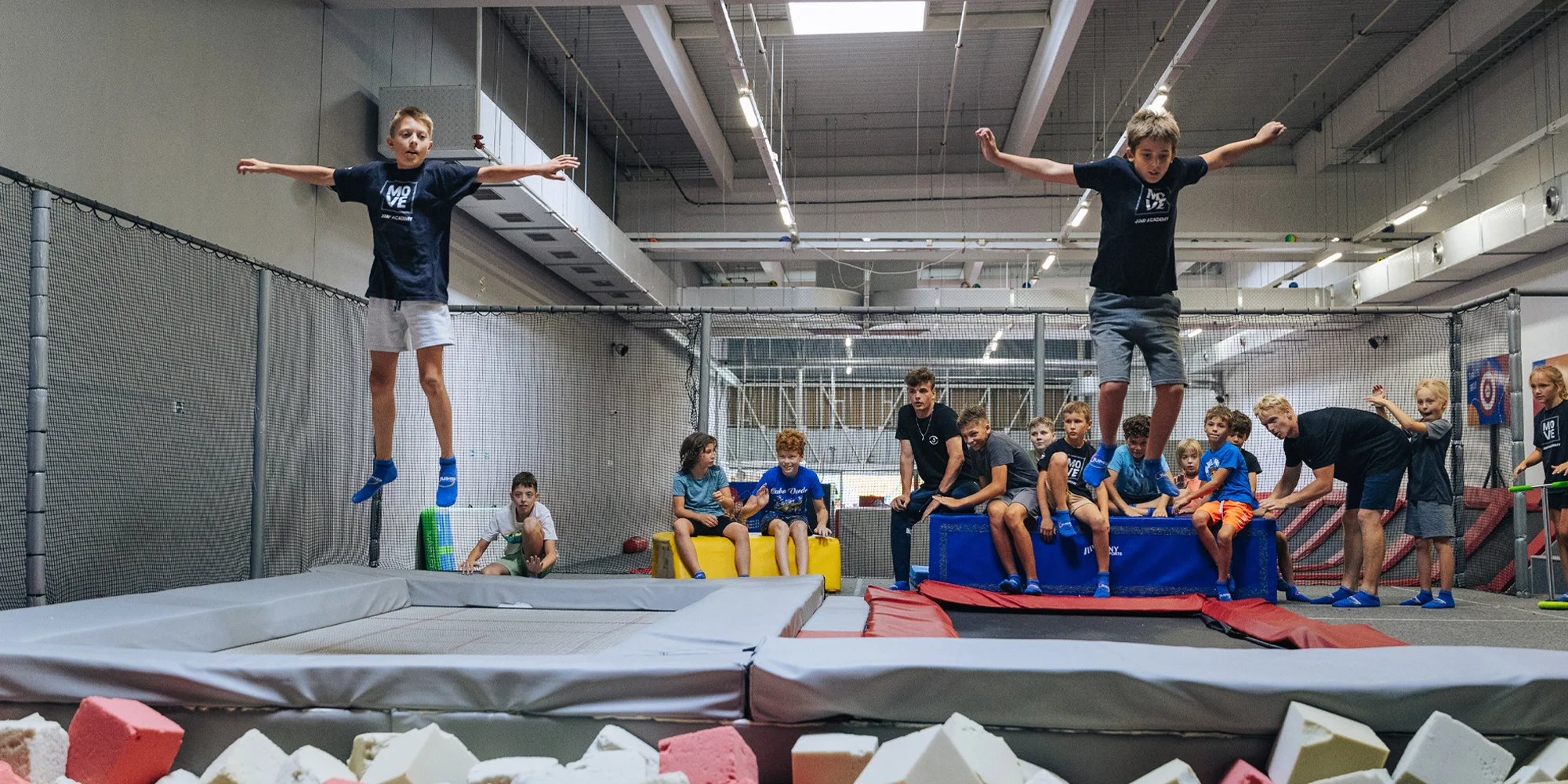 Vstupy nebo permanentky do Jump Academy Olomouc: trampolíny, parkour zóna i 9D kino