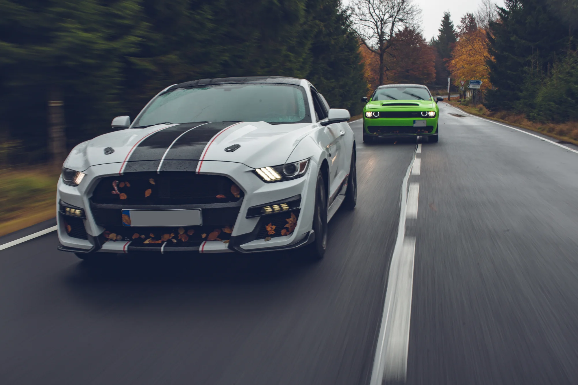 Dodge Challenger nebo Ford Mustang s pevnou střechou či cabrio: až 180 min. jízdy