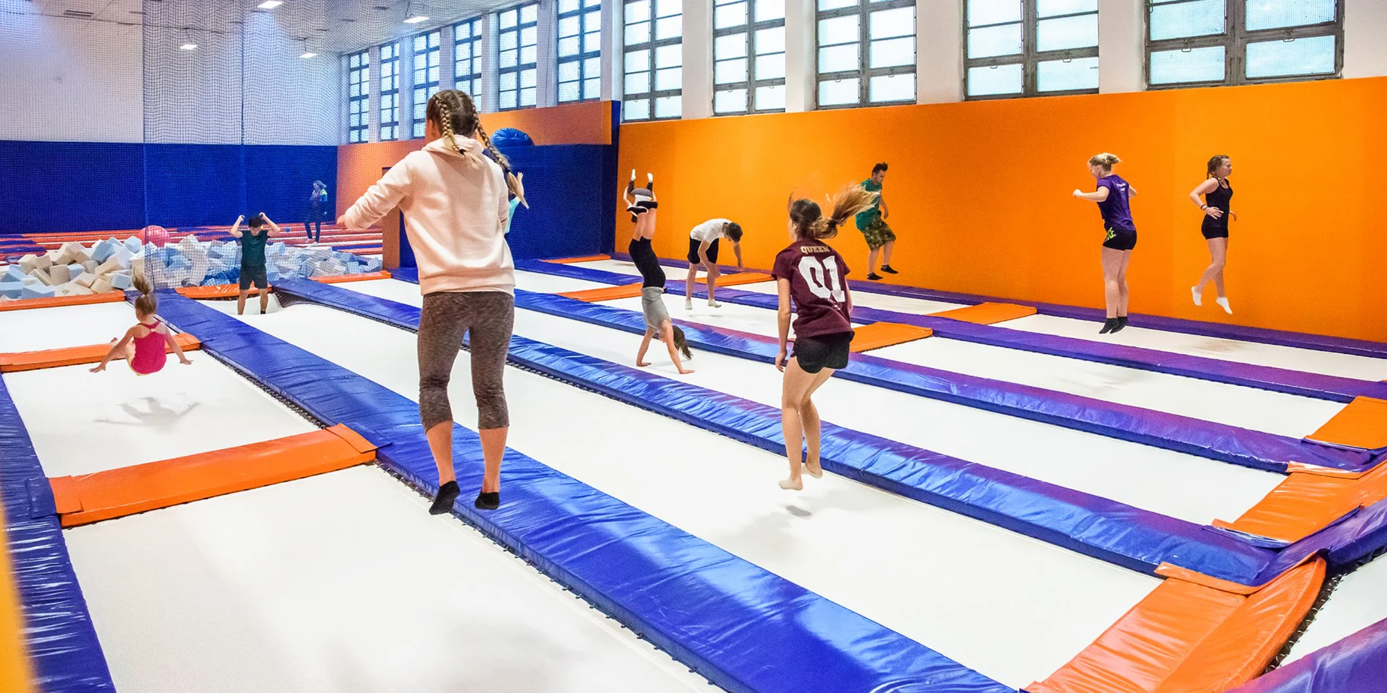 60 minut dovádění na trampolínách pro děti, dospělé i rodiny
