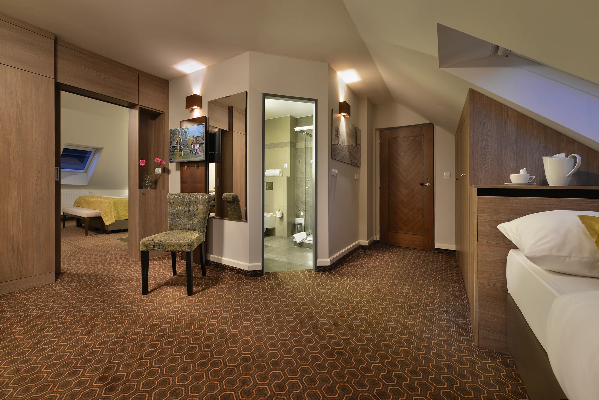 Relax na Vysočině: pobyt v designovém apartmánu, sauna i vstupenka do sklárny