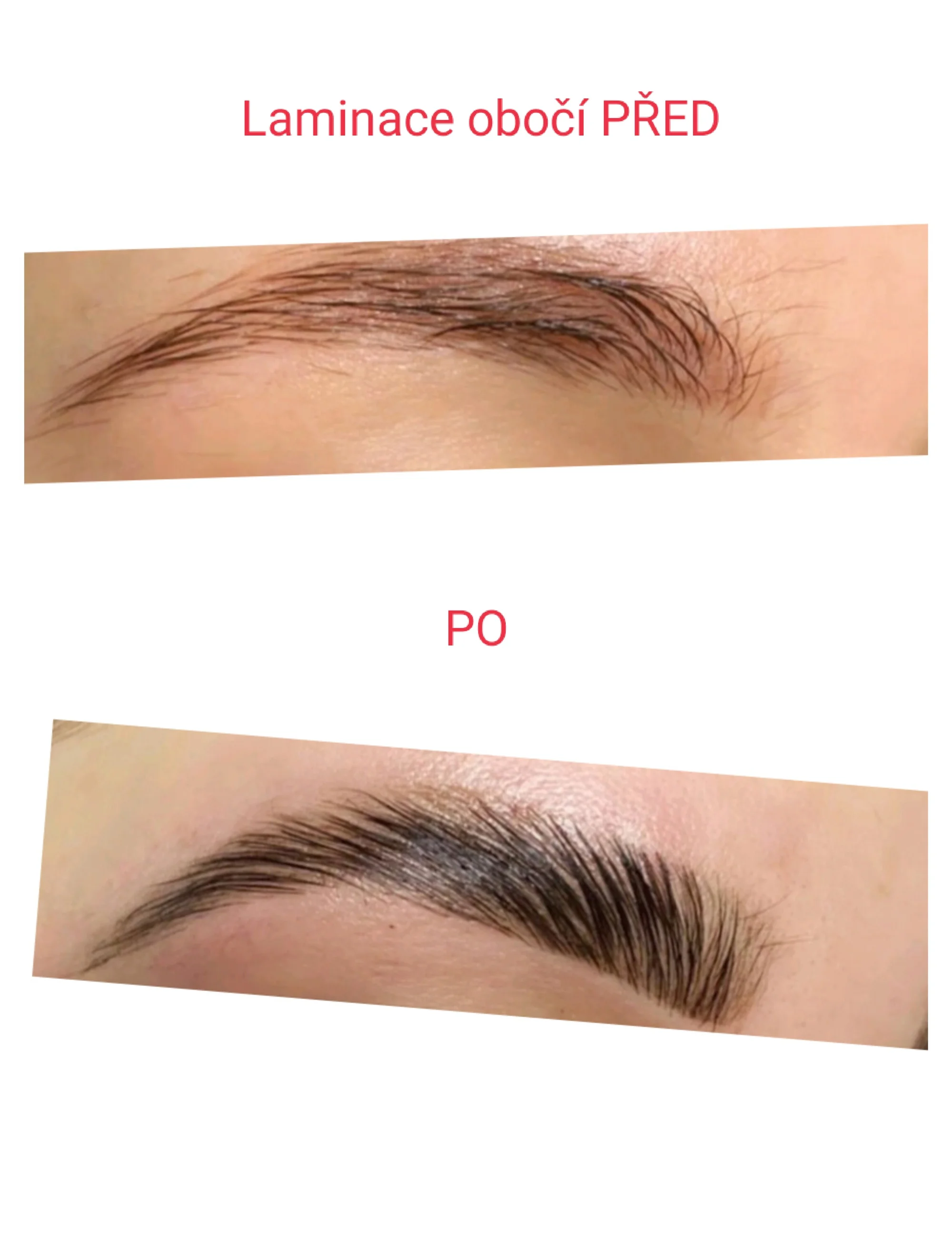Lash lifting i vč. barvení či úprava obočí nebo prodloužení řas