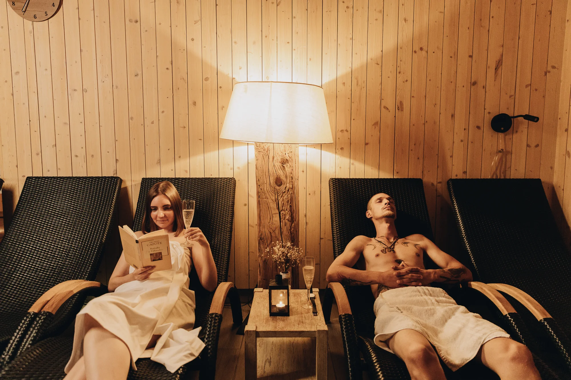 Relaxační balíčky s masáží, privátní koupelí a vstupem do wellness