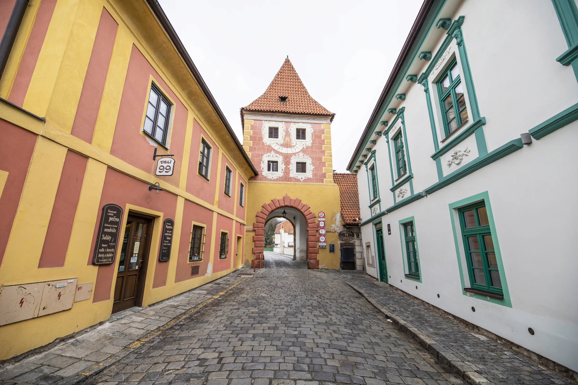 Stylový středověký domek v centru Českého Krumlova