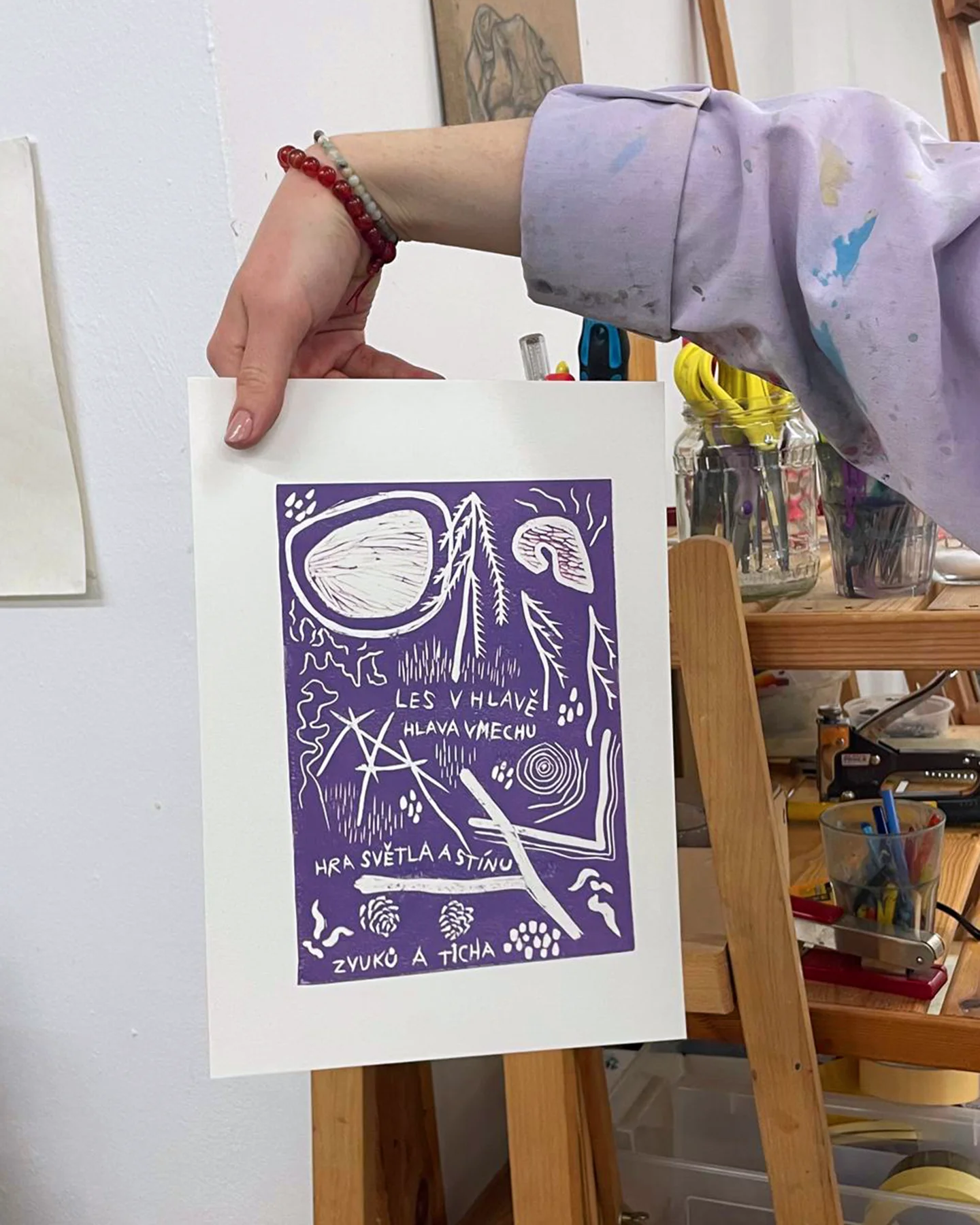 Výtvarný kurz v grafické dílně: linoryt pro 1–2 osoby