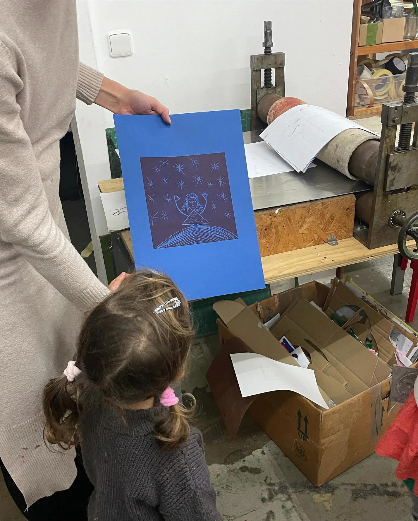 Výtvarný kurz v grafické dílně: linoryt pro 1–2 osoby