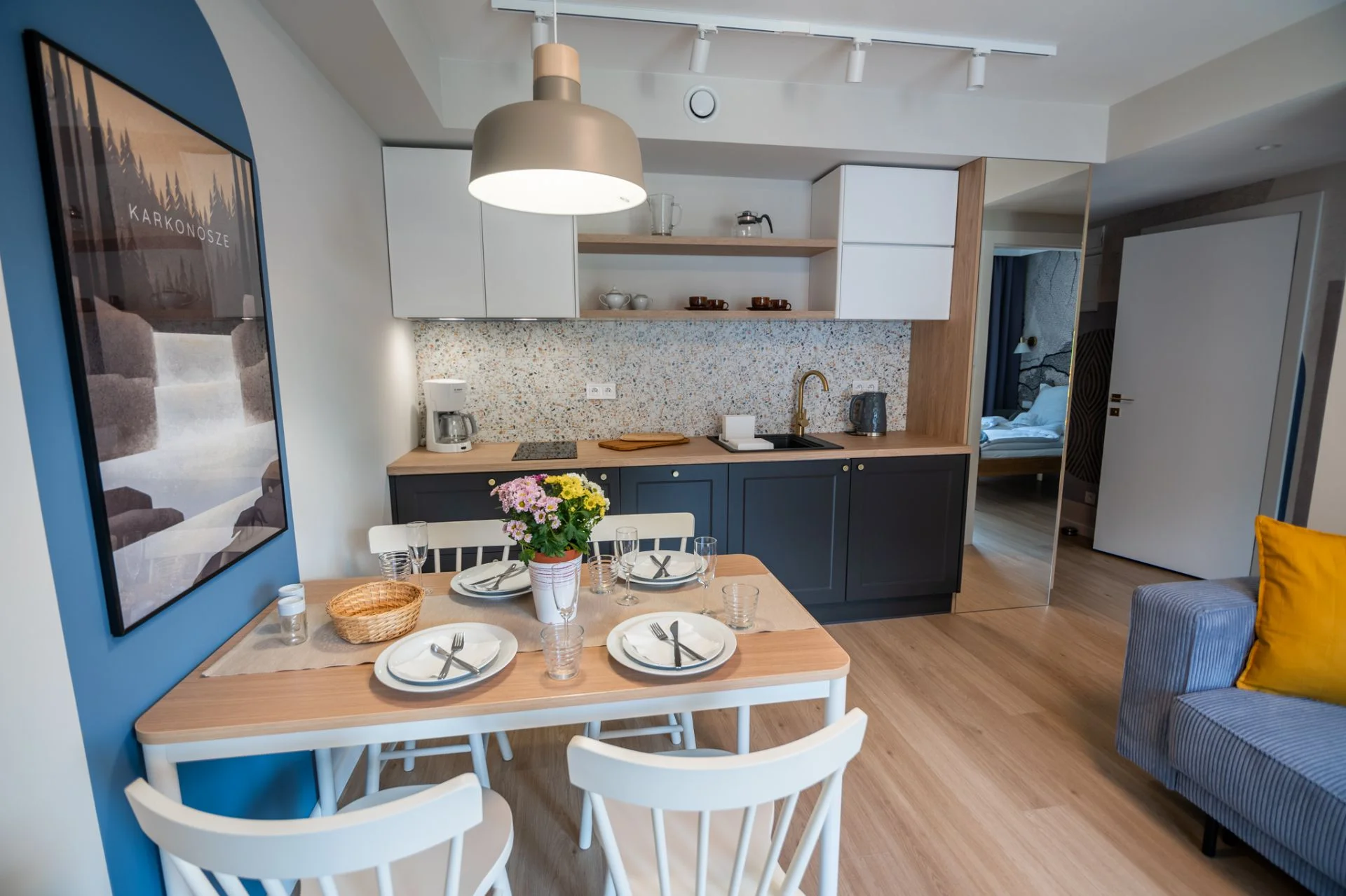 Apartmány až pro 6 osob ve Szklarske Porębě: sauna v ceně, možnost snídaní, blízko skiraeál i zábavní parky