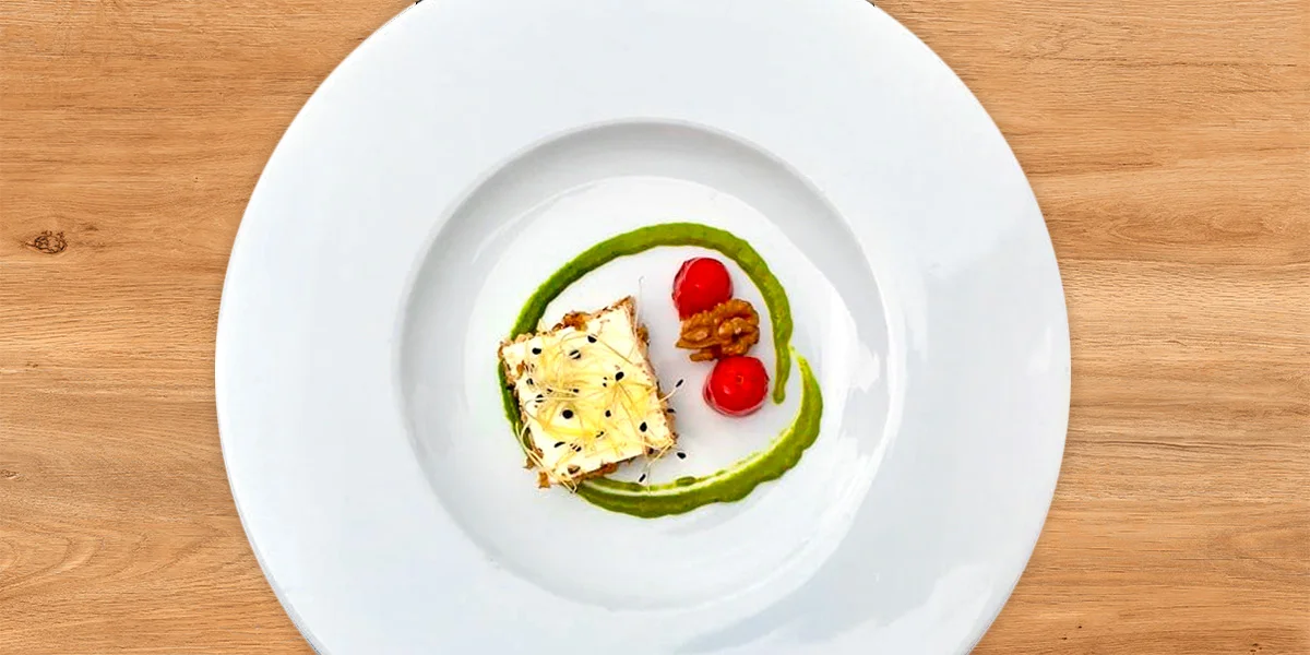 Romantické 6chodové menu: líčka, burger, dýňový krém i daňčí paštika a lahev vína