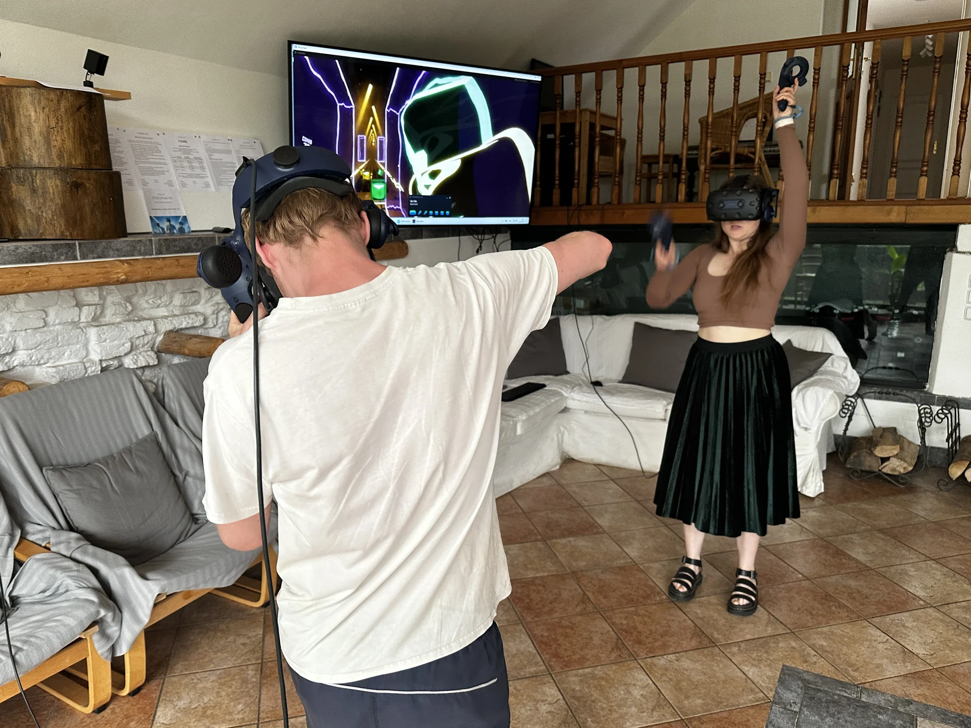 Virtuální realita: půjčení 1 nebo 2 setů až na 2 hodiny, na výběr přes 60 různých her