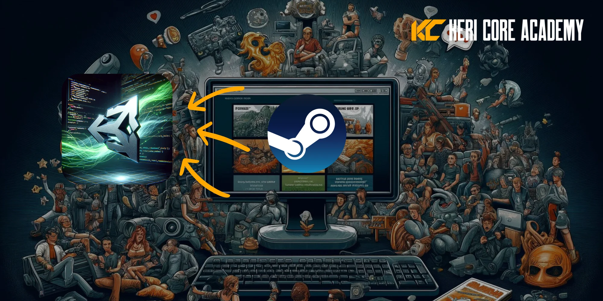 Online kurz práce v grafickém softwaru Blender pro 3D grafiku, Unity Engine pro tvorbu her i kurz zaměřený na AI nástroje