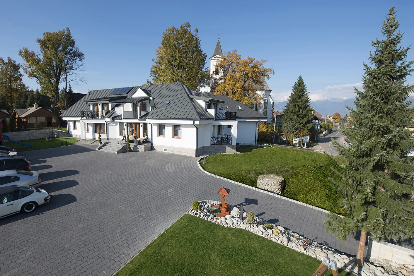 Luxusní Villa v Liptovském Mikuláši: wellness jen pro vás, klid a krásný výhled na Tatry, 2 děti do 14,9 let zdarma
