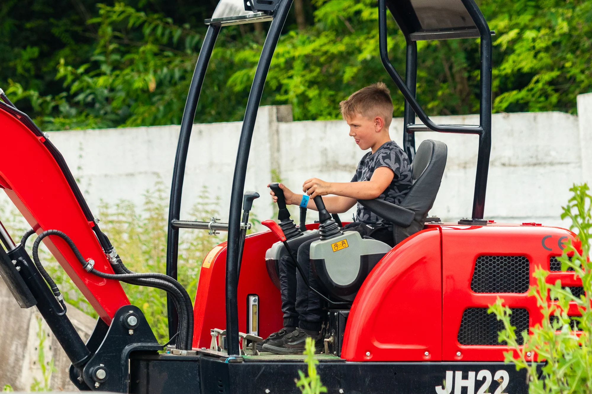 Vstup do BagrParku pro děti i dospělé: zábavní park, kde zkusíte řídit stavební stroje