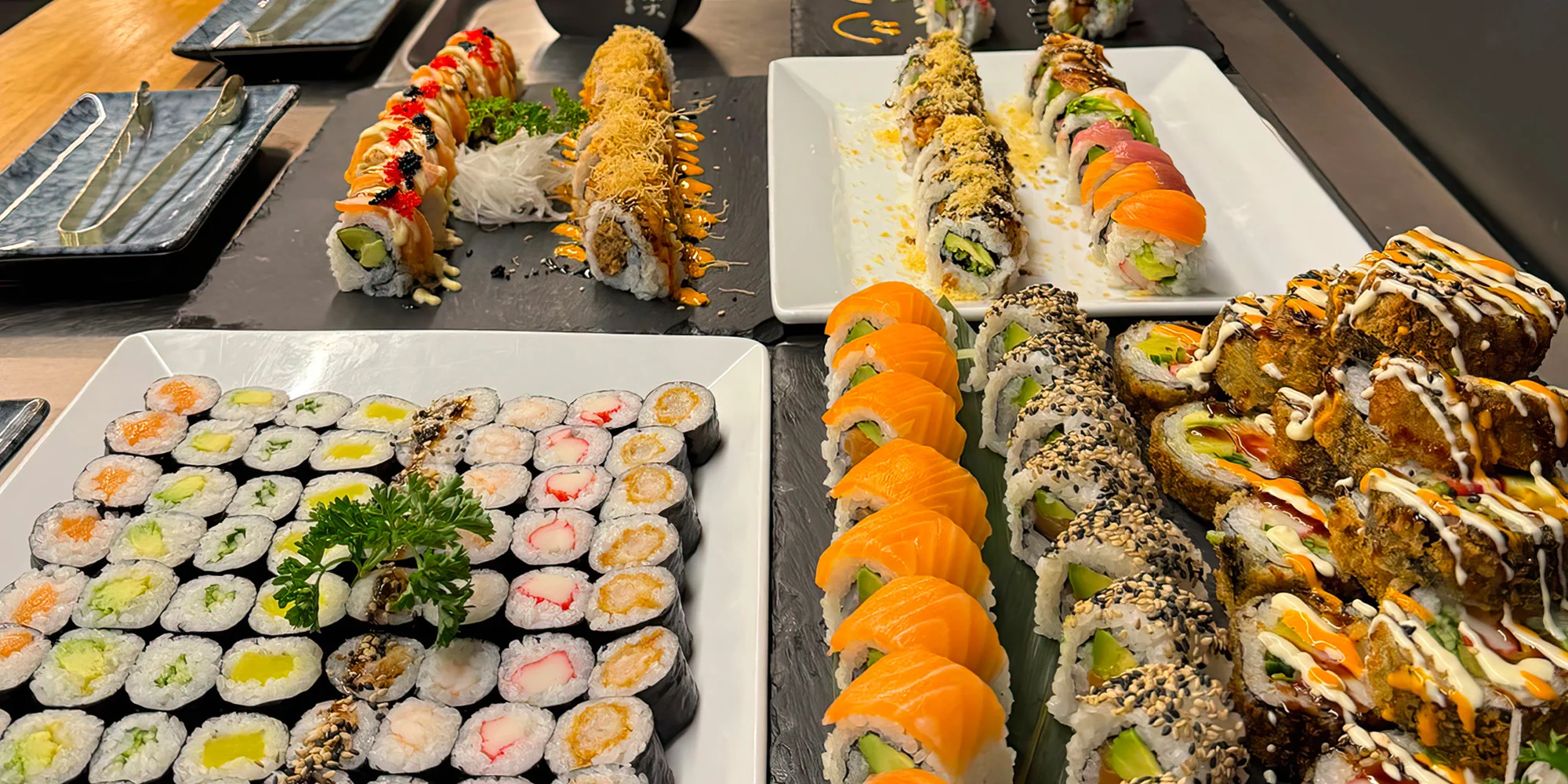 All you can eat bufet v Karlíně: asijská kuchyně, sushi, saláty a další dobroty