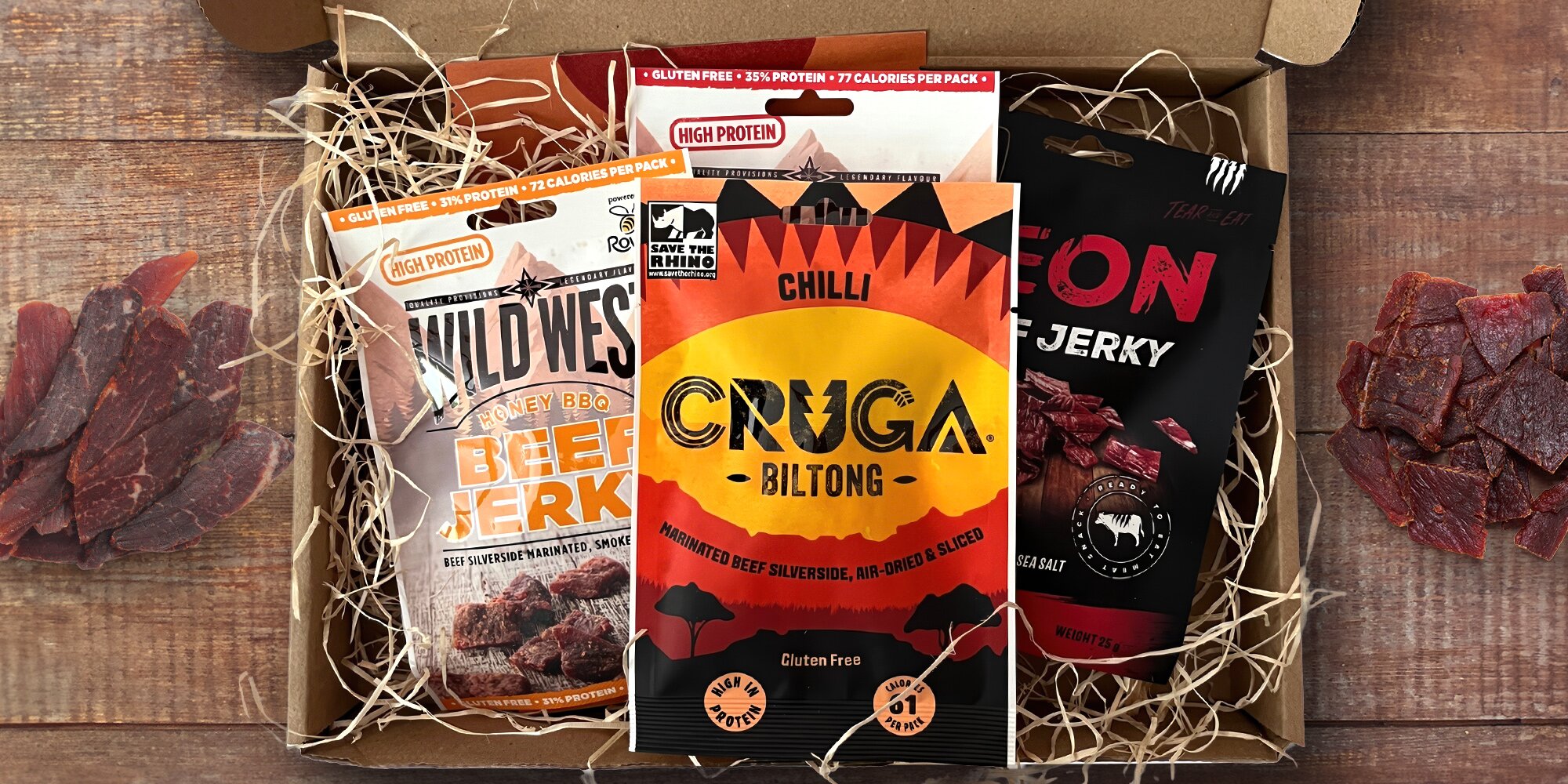 Dárková kazeta prémiového sušeného masa Jerky