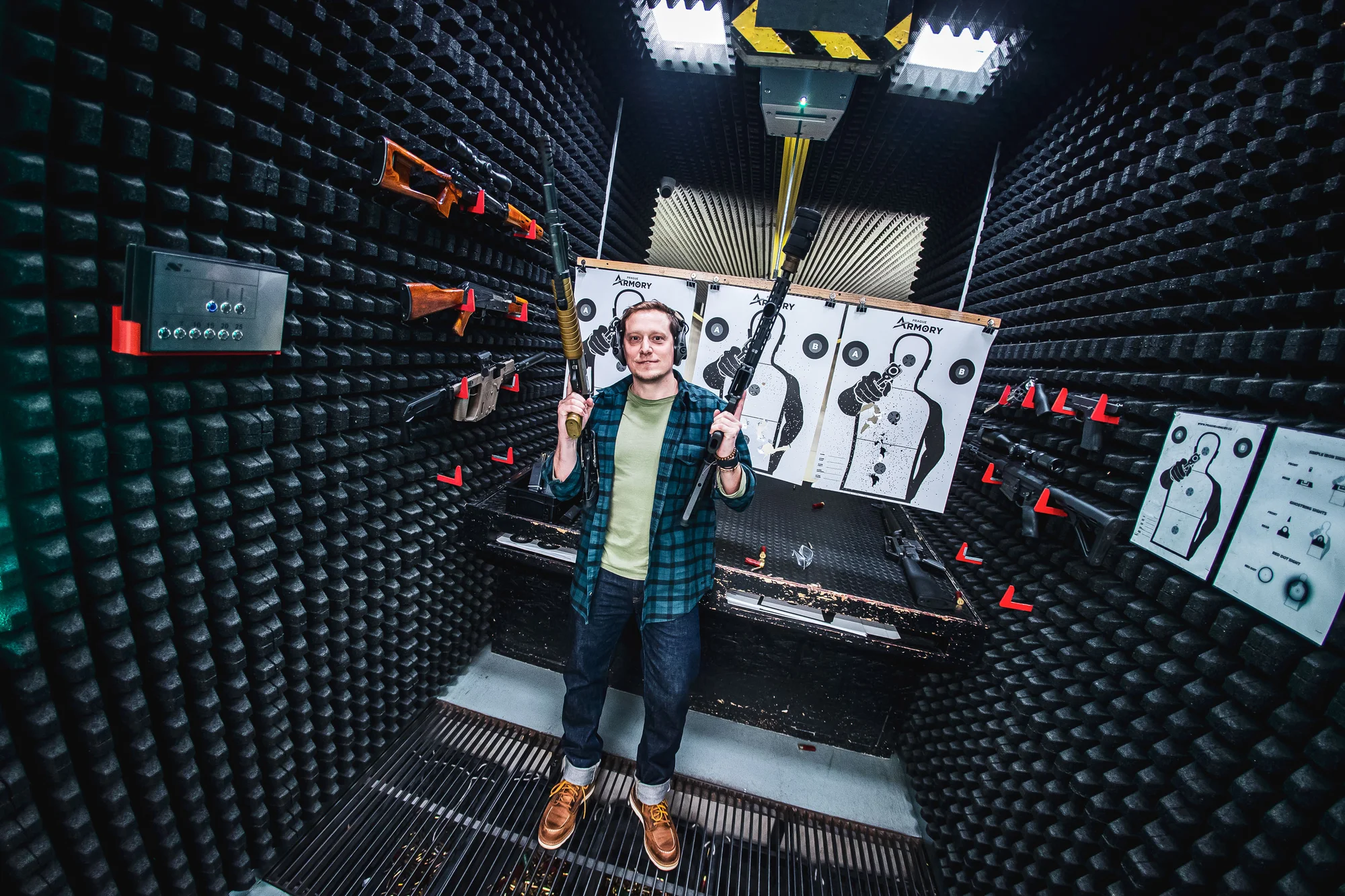Střelecké balíčky na moderní střelnici: 4, 6 nebo 9 typů zbraní a až 85 nábojů