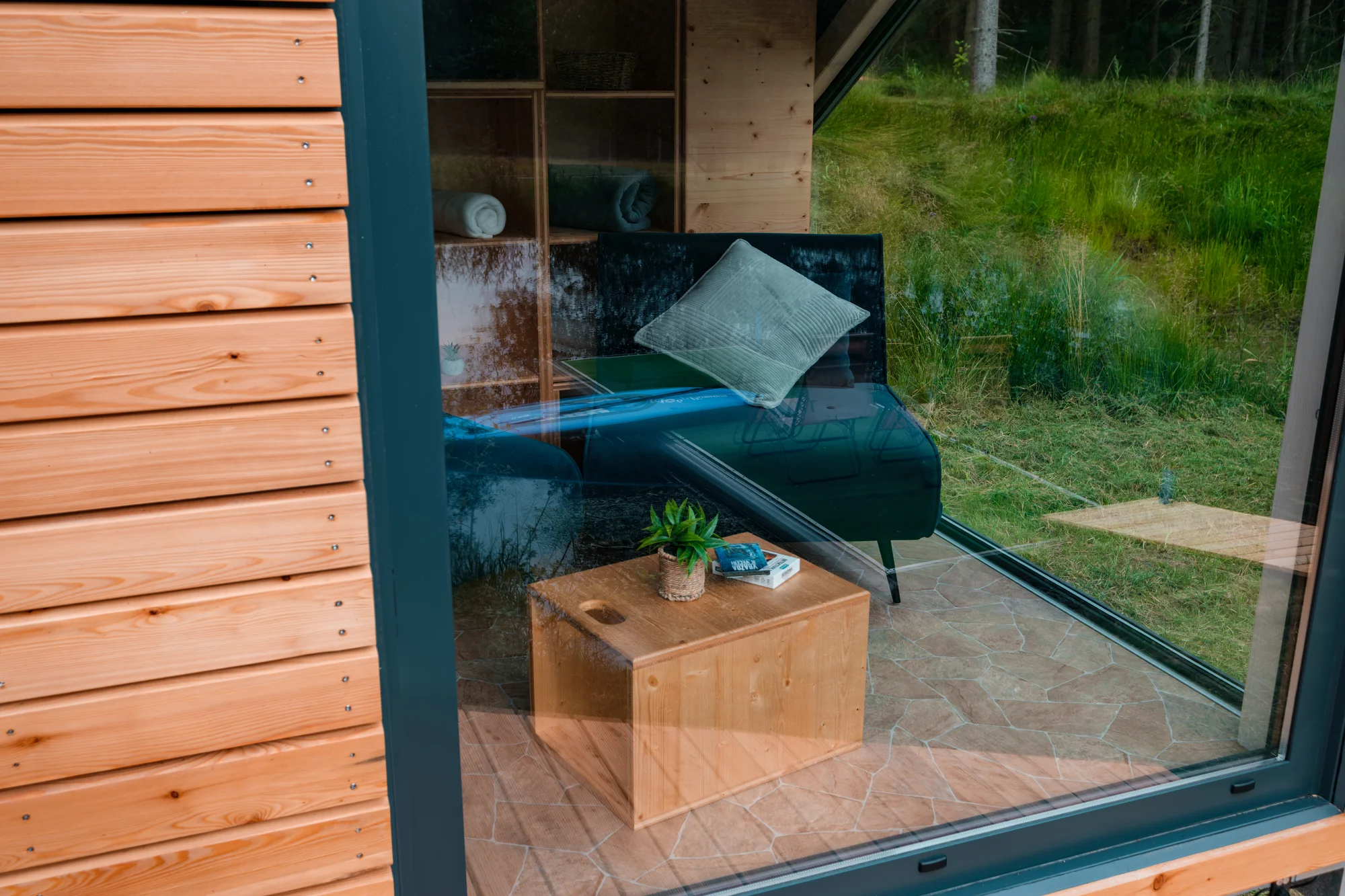 Tiny House Česílko: skvělá poloha blízko Lipna, vlastní sauna i terasa s výhledem