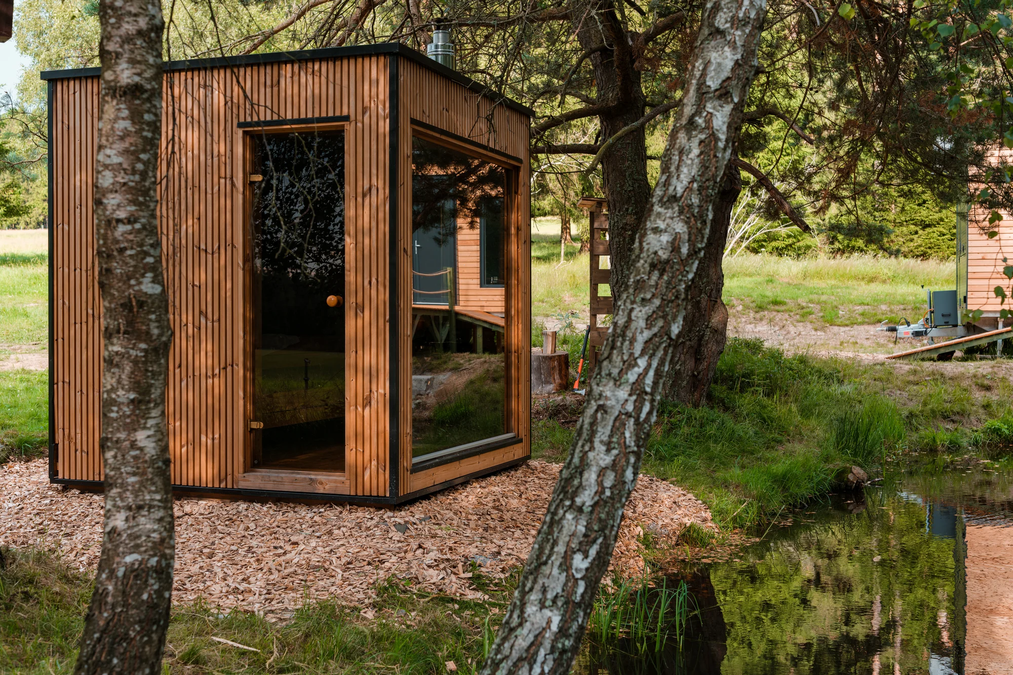 Tiny House Česílko: skvělá poloha blízko Lipna, vlastní sauna i terasa s výhledem