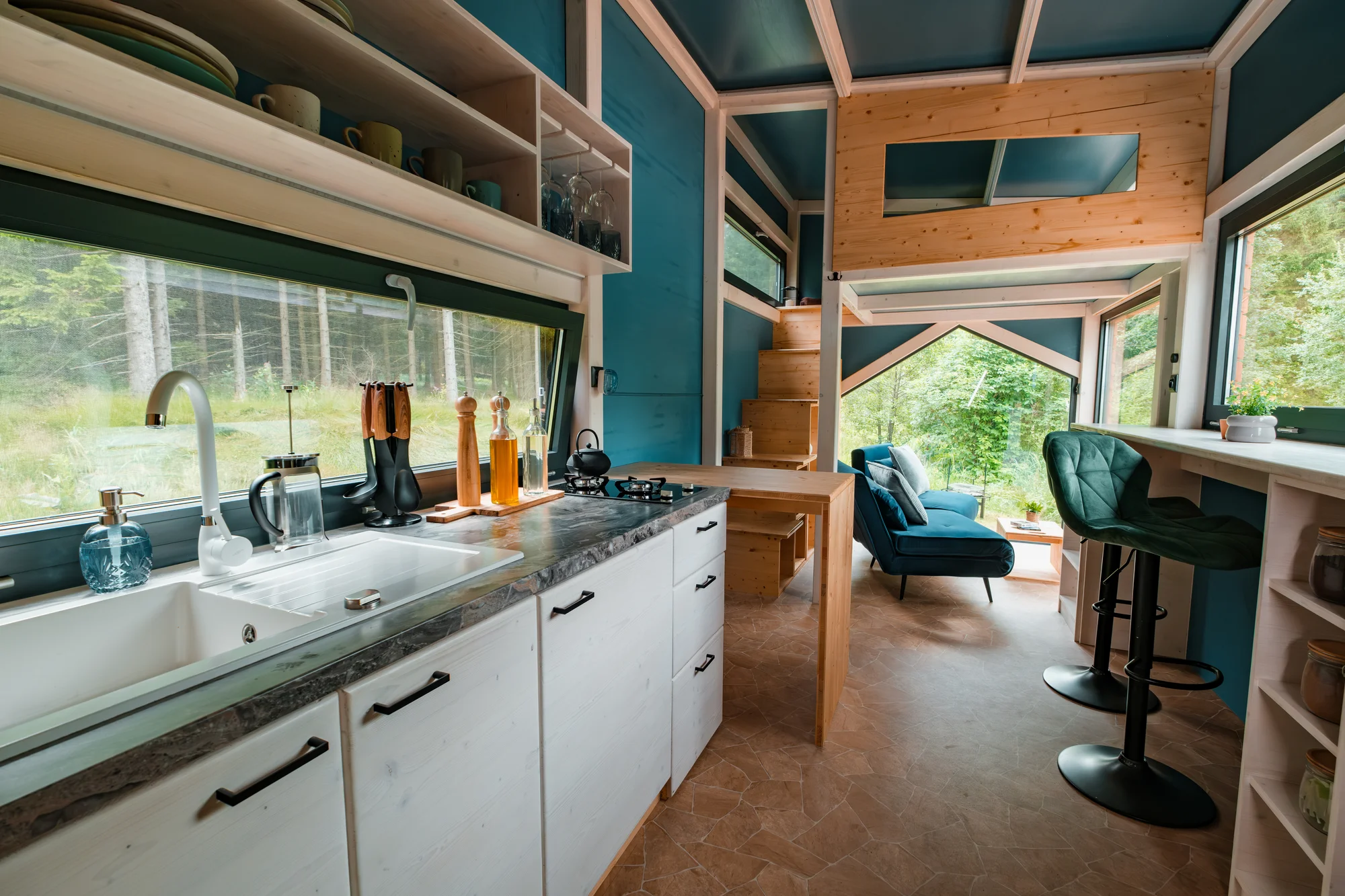 Tiny House Česílko: skvělá poloha blízko Lipna, vlastní sauna i terasa s výhledem