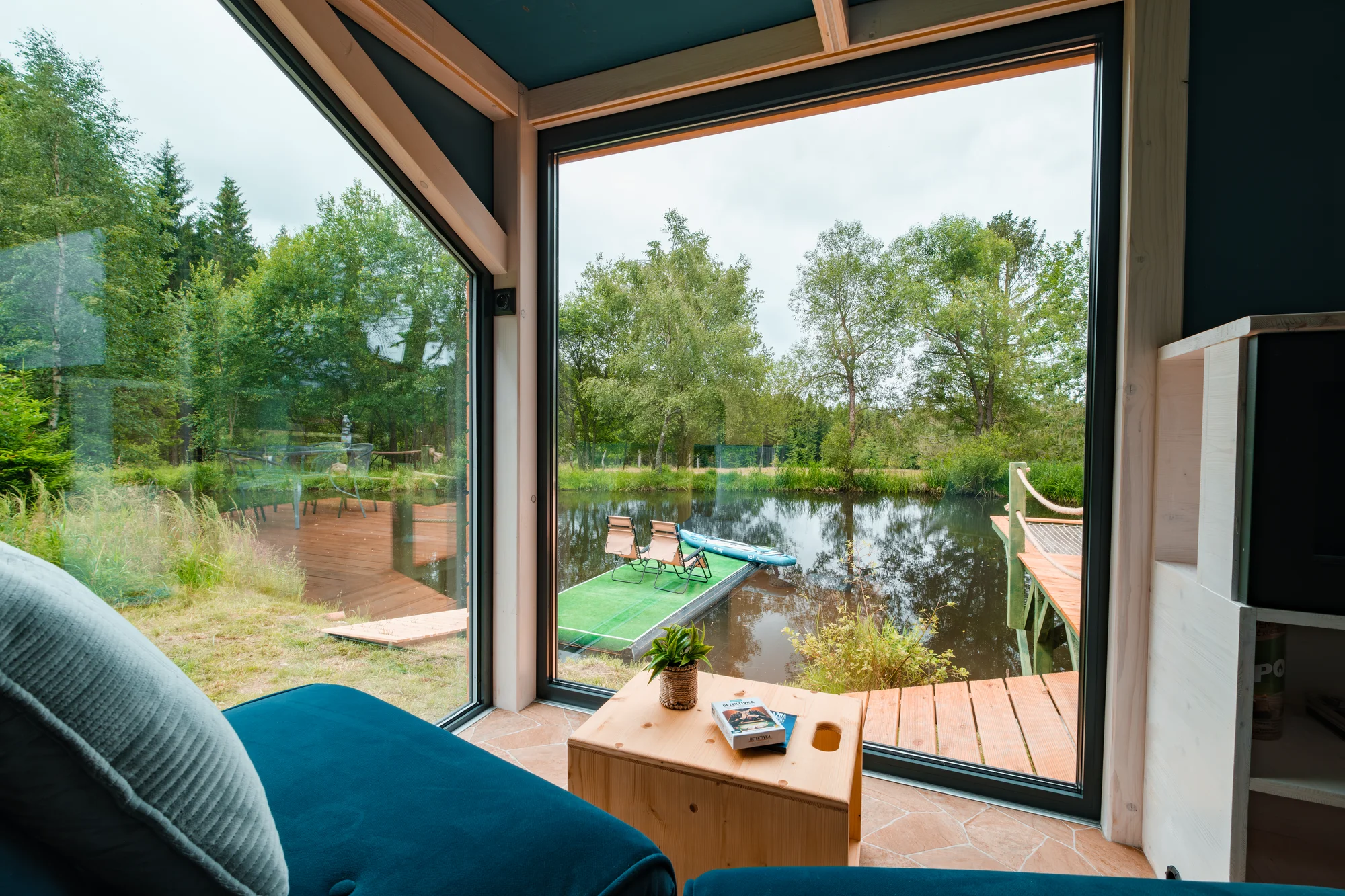 Tiny House Česílko: skvělá poloha blízko Lipna, vlastní sauna i terasa s výhledem