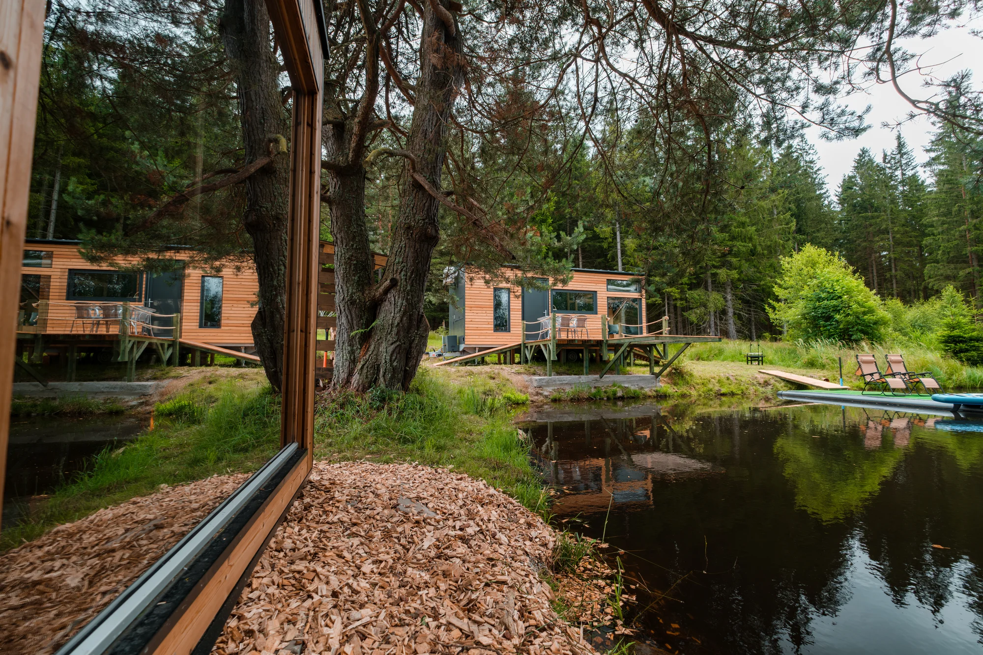 Tiny House Česílko: skvělá poloha blízko Lipna, vlastní sauna i terasa s výhledem