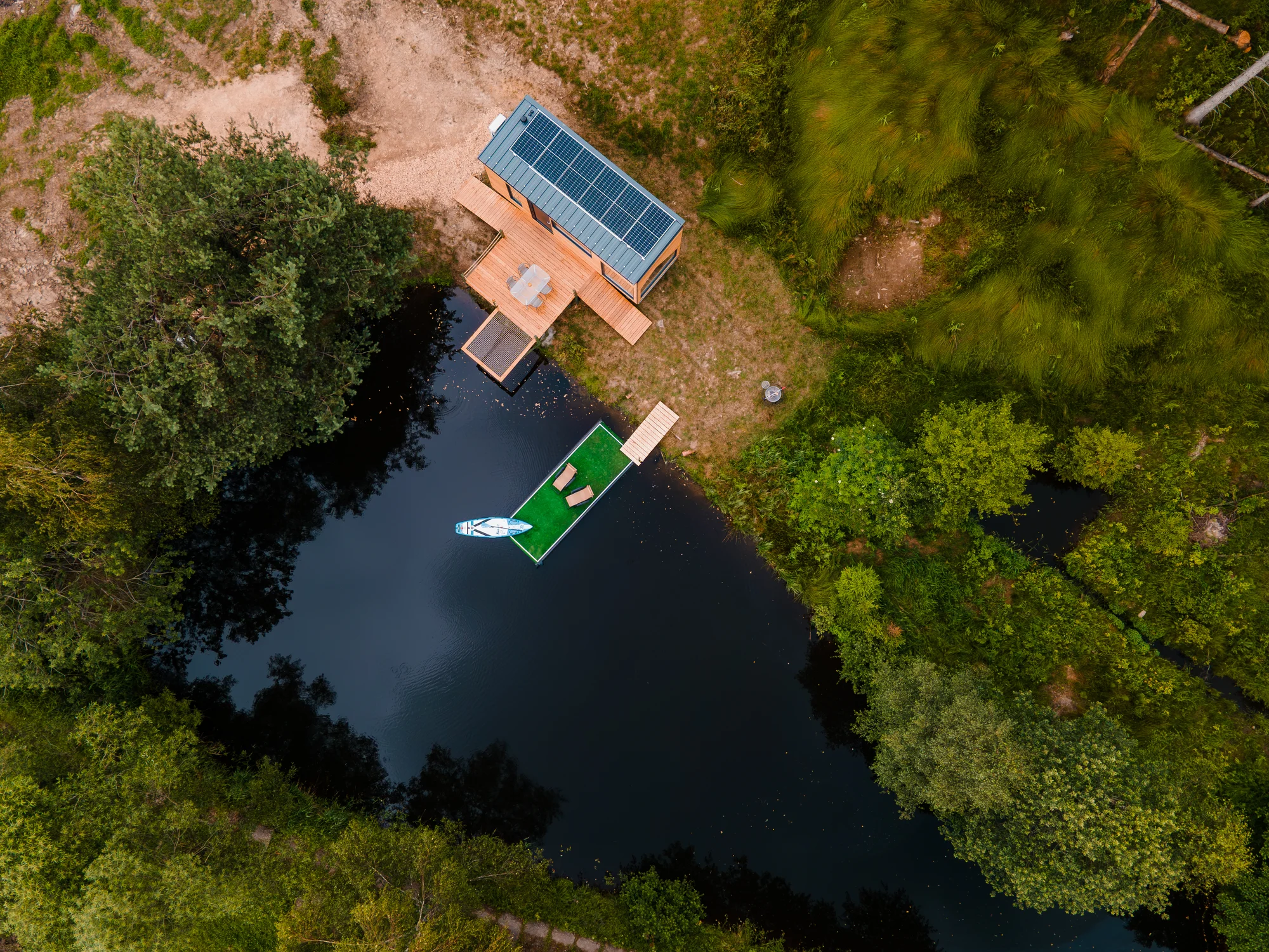 Tiny House Česílko: skvělá poloha blízko Lipna, vlastní sauna i terasa s výhledem