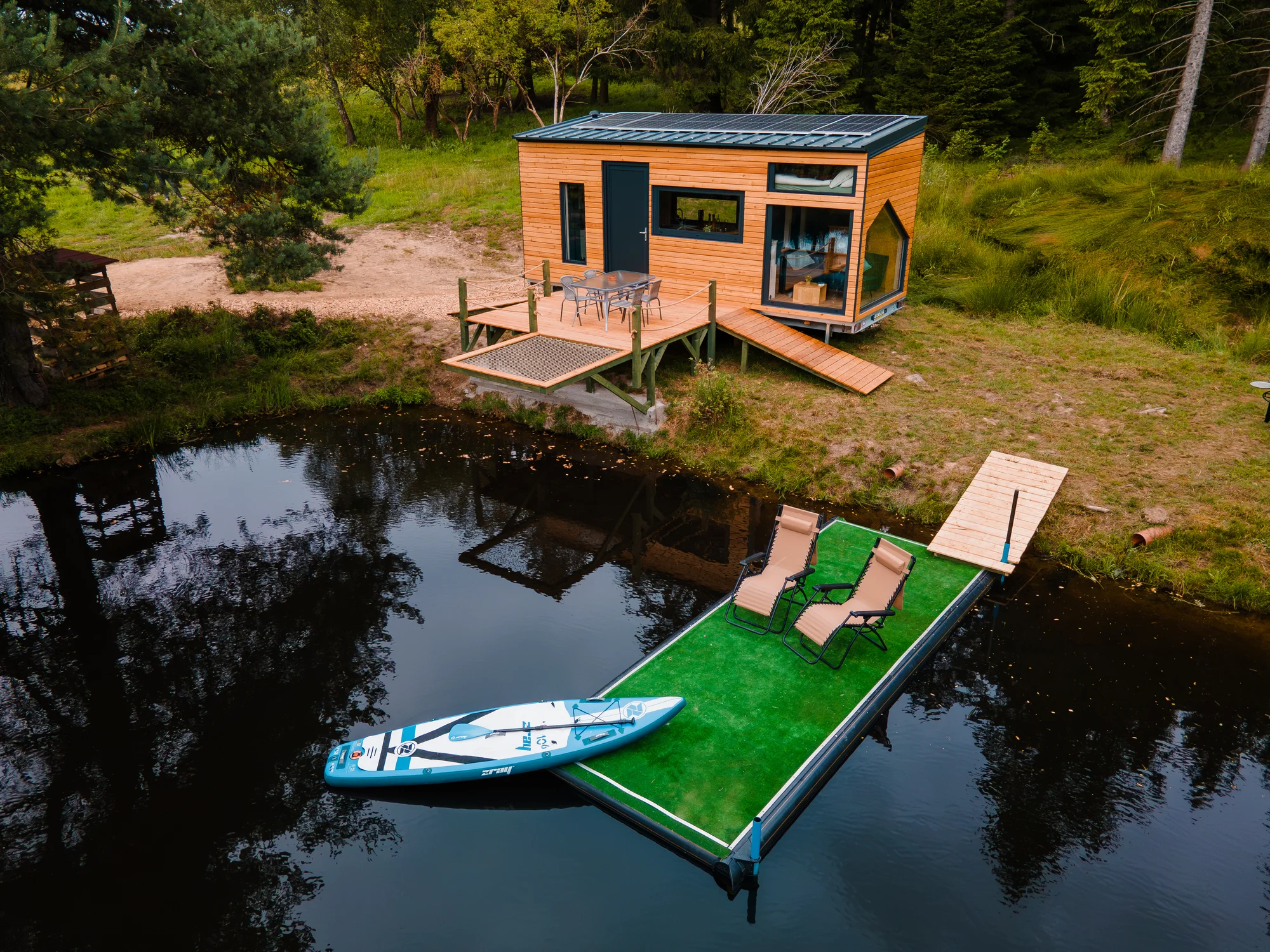 Tiny House Česílko: skvělá poloha blízko Lipna, vlastní sauna i terasa s výhledem