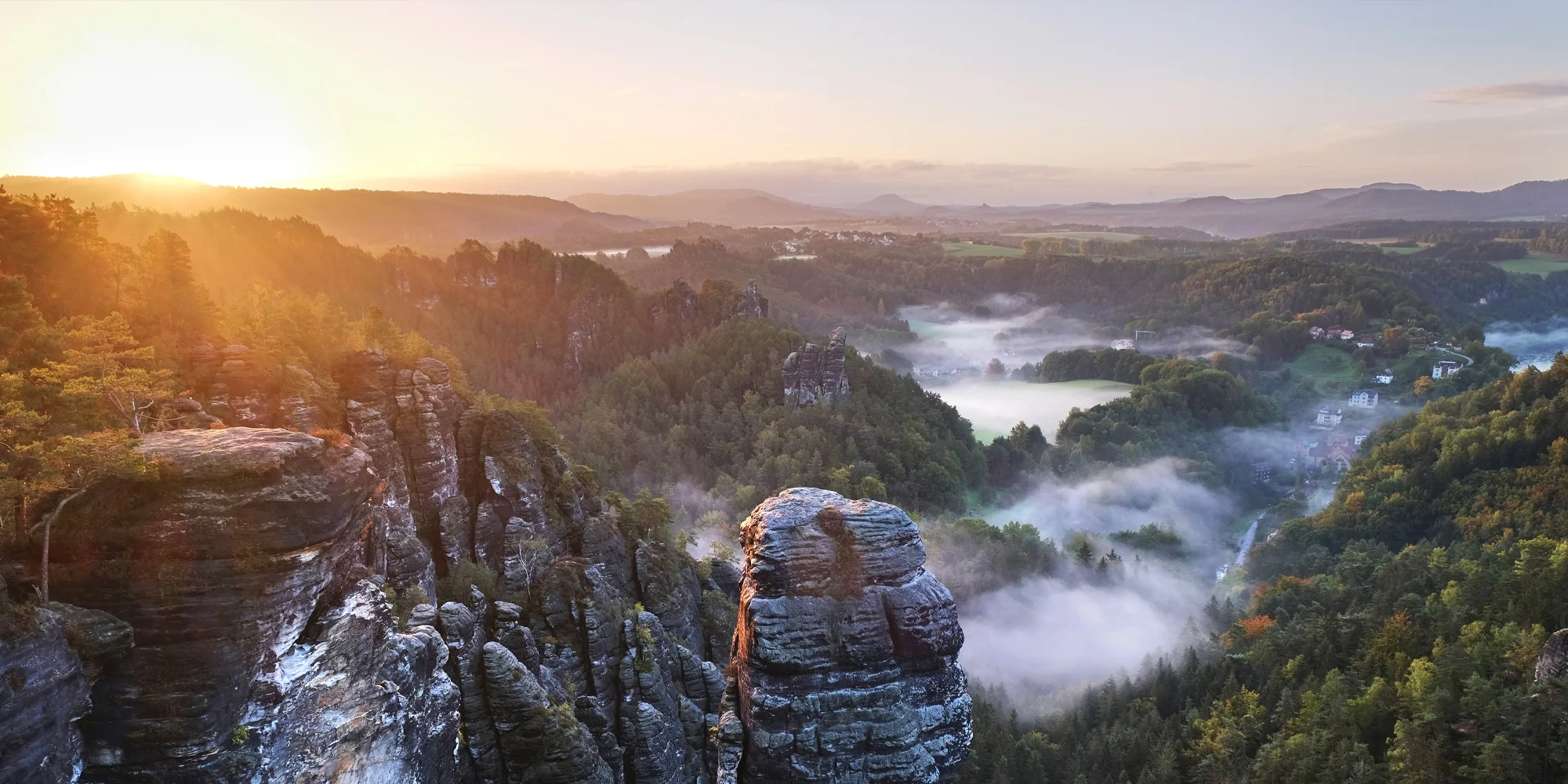 Saské Švýcarsko: snídaně i neomezené saunování, lázně Toskana v docházkové vzdálenosti