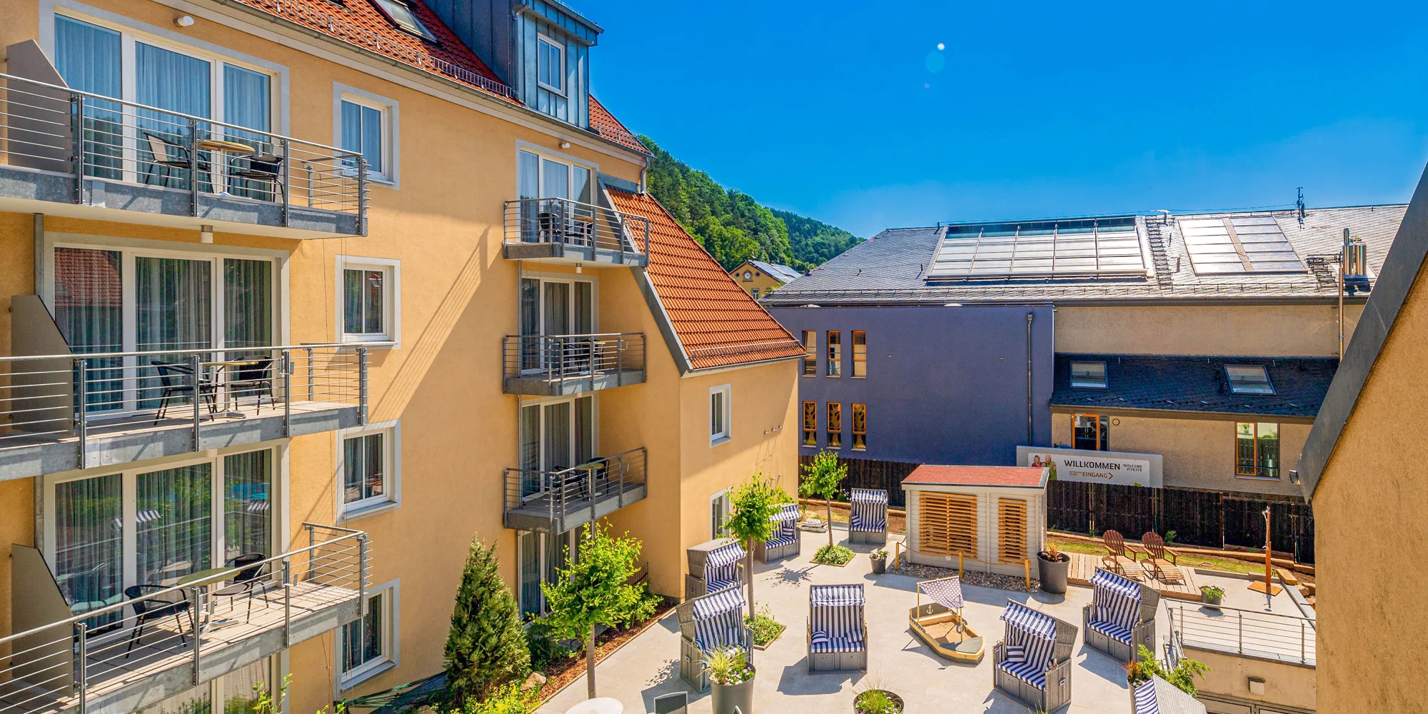 Saské Švýcarsko: snídaně i neomezené saunování, lázně Toskana v docházkové vzdálenosti