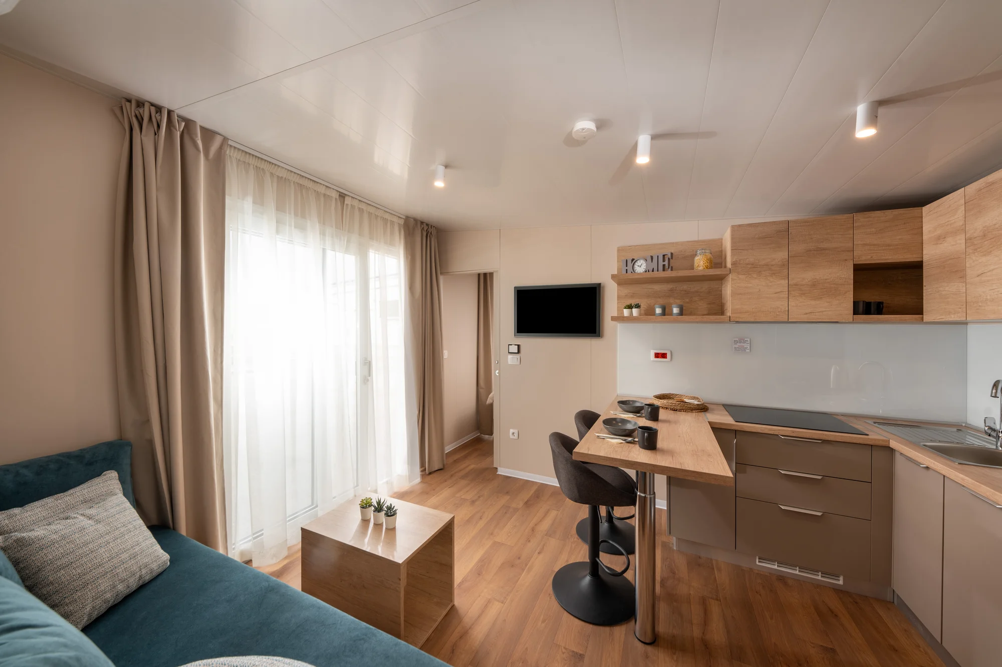 Dovolená v Chorvatsku: moderní kemp s mobilními domky