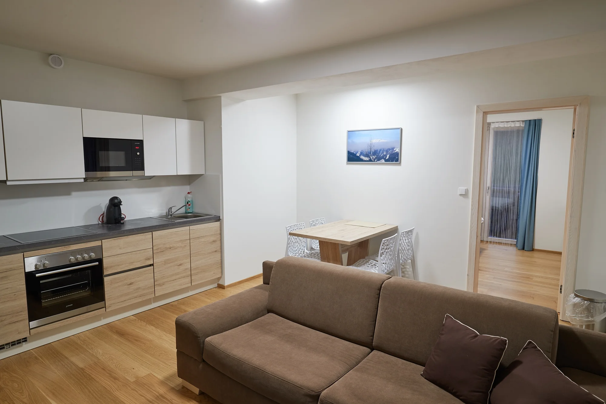 Moderní a plně vybavené apartmány v centru Pece pod Sněžkou až pro 6 osob