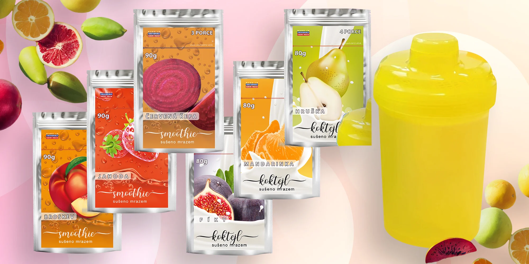 Lyo smoothie a koktejly plné živin: 4-6 balíčků