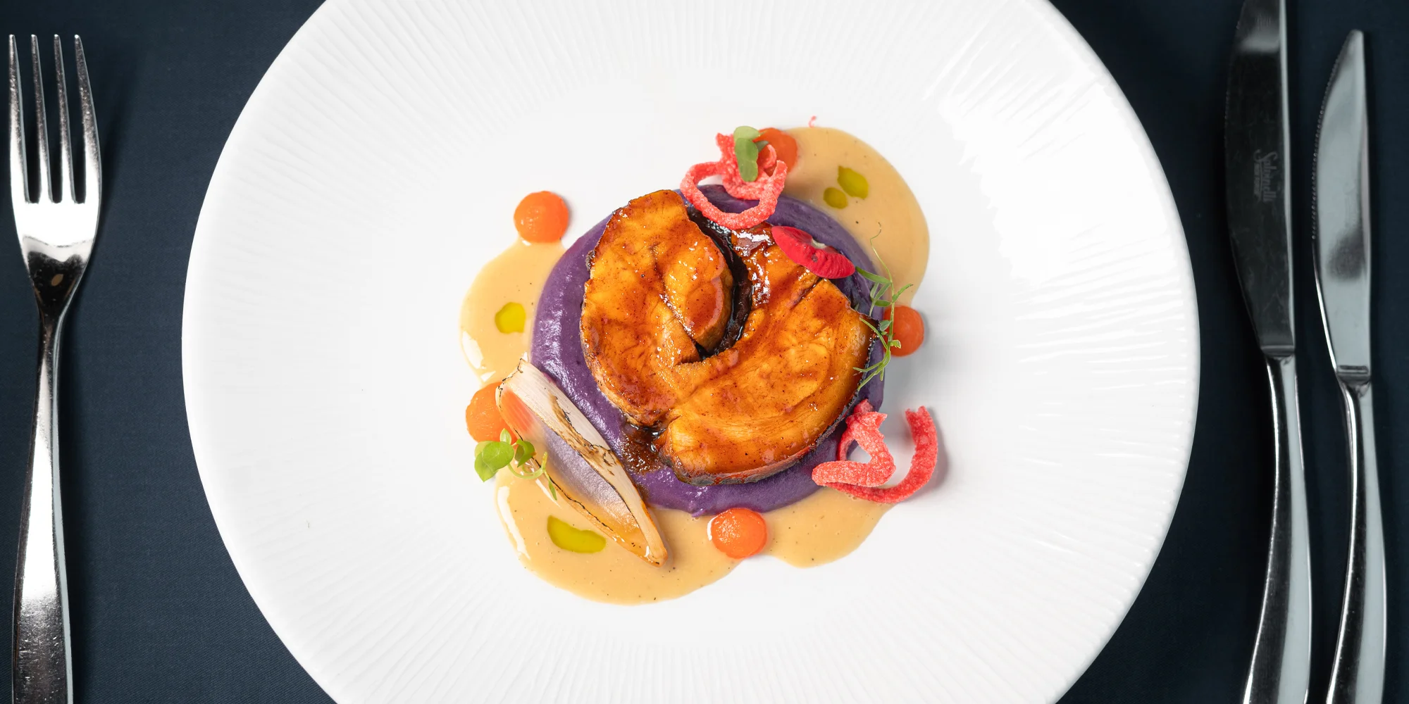 Luxusní 5chodové menu v Žižkovské věži: foie gras, siven, kachní prsa a signature cocktail