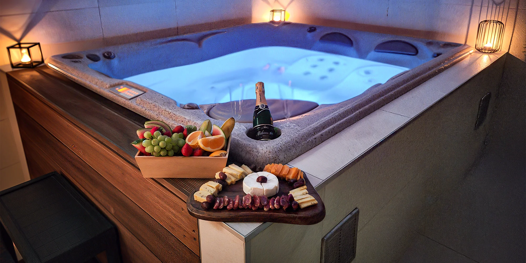 Privátní wellness, vč. prosecca i občerstvení