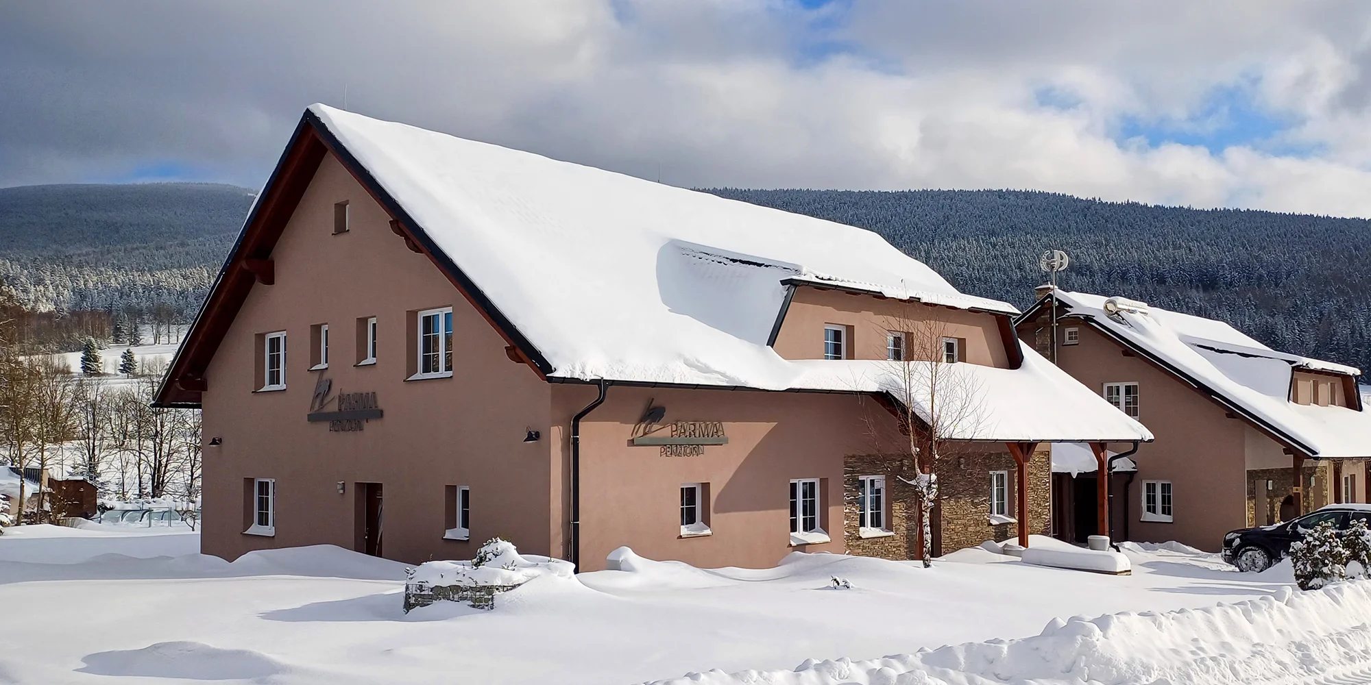 Rodinný penzion pod Ramzovou se snídaní i polopenzí