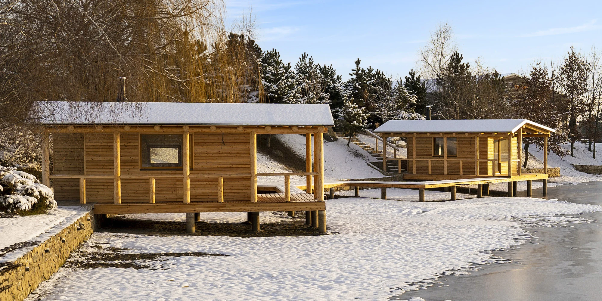 Vodní domky na Vysočině: půjčení loďky i privátní sauna