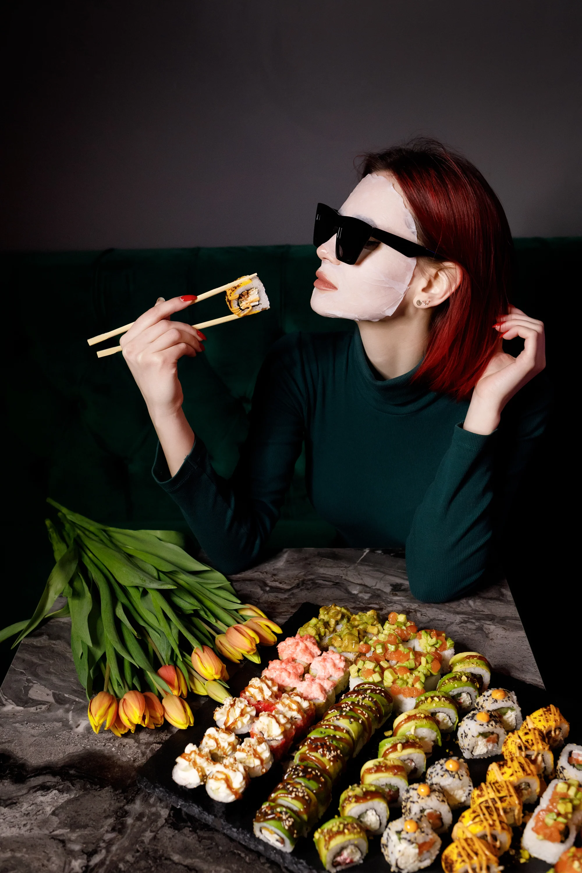 Originální a kreativní sushi sety s sebou: 36 nebo 40 kusů, možnost rozvozu