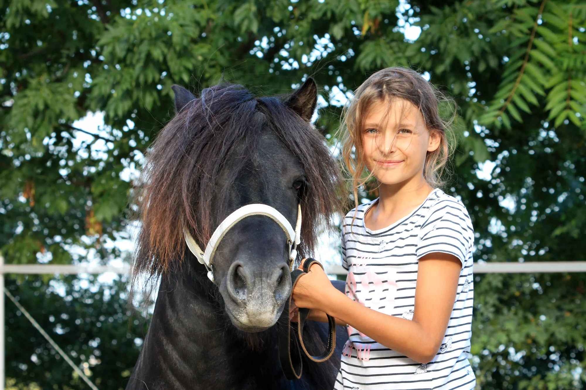 Vyjížďka na poníkovi pro děti včetně péče o něj: vhodné pro děti od 4 do 16 let, pá–ne
