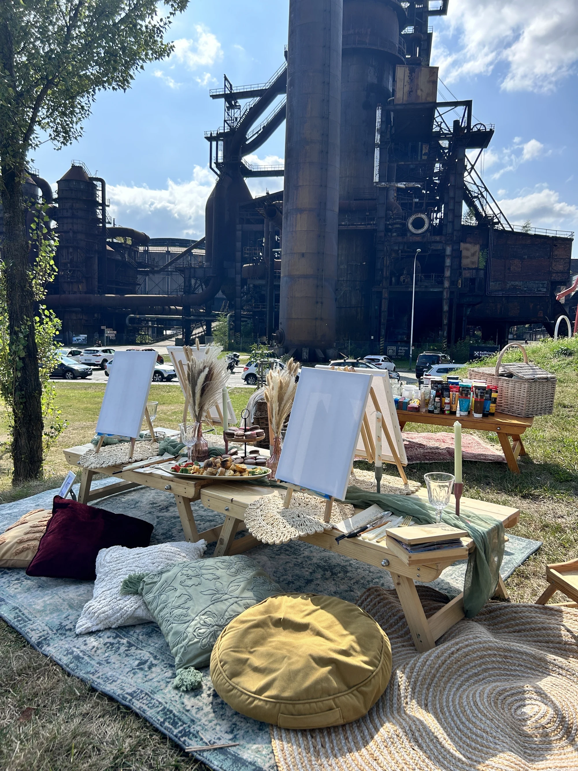 Dámská jízda bez starostí pro 1 či 2 osoby: piknik a kreativní workshop