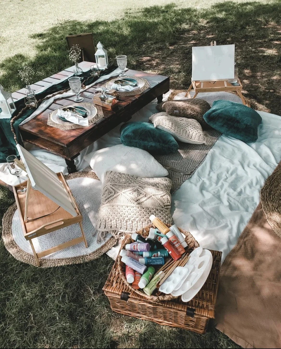 Dámská jízda bez starostí pro 1 či 2 osoby: piknik a kreativní workshop