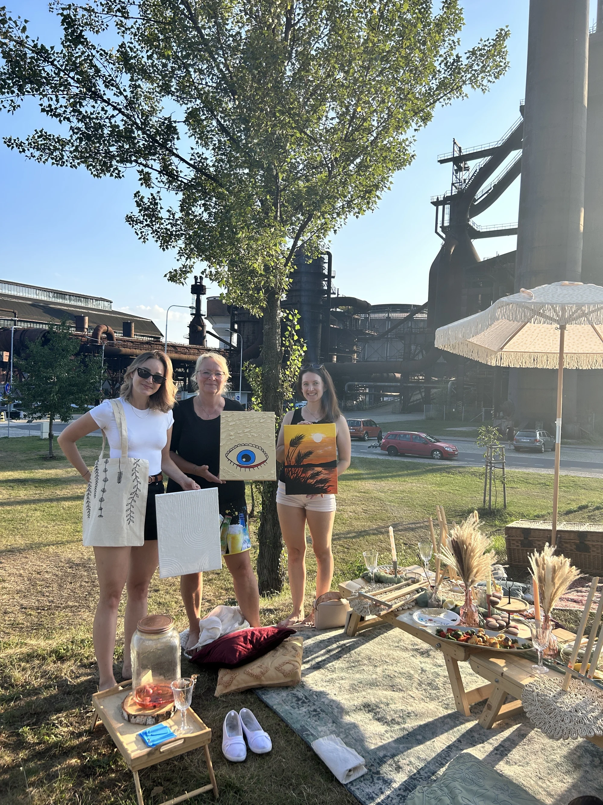 Dámská jízda bez starostí pro 1 či 2 osoby: piknik a kreativní workshop
